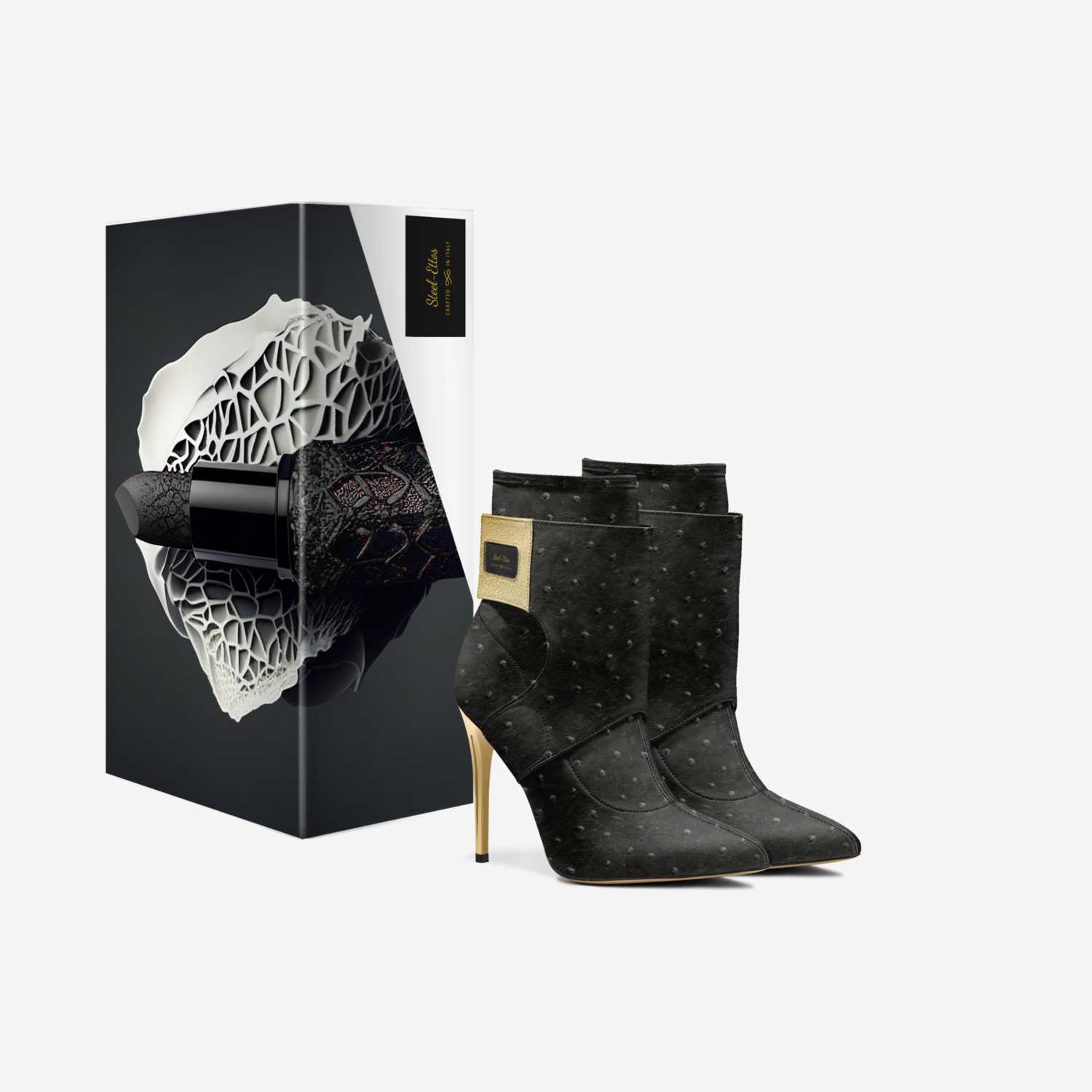 Steel-Ettos custom made in Italy shoes by Tarone Williams | Box view