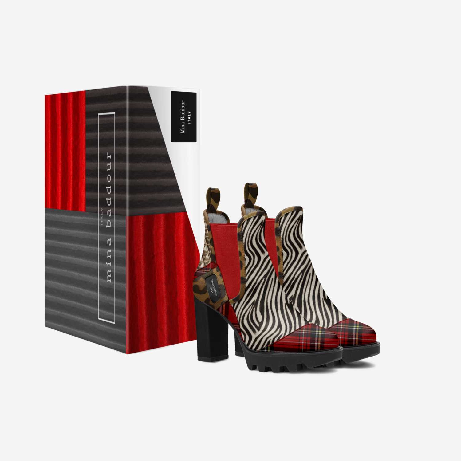 Mary Queen of Scot custom made in Italy shoes by Cali Girl | Box view