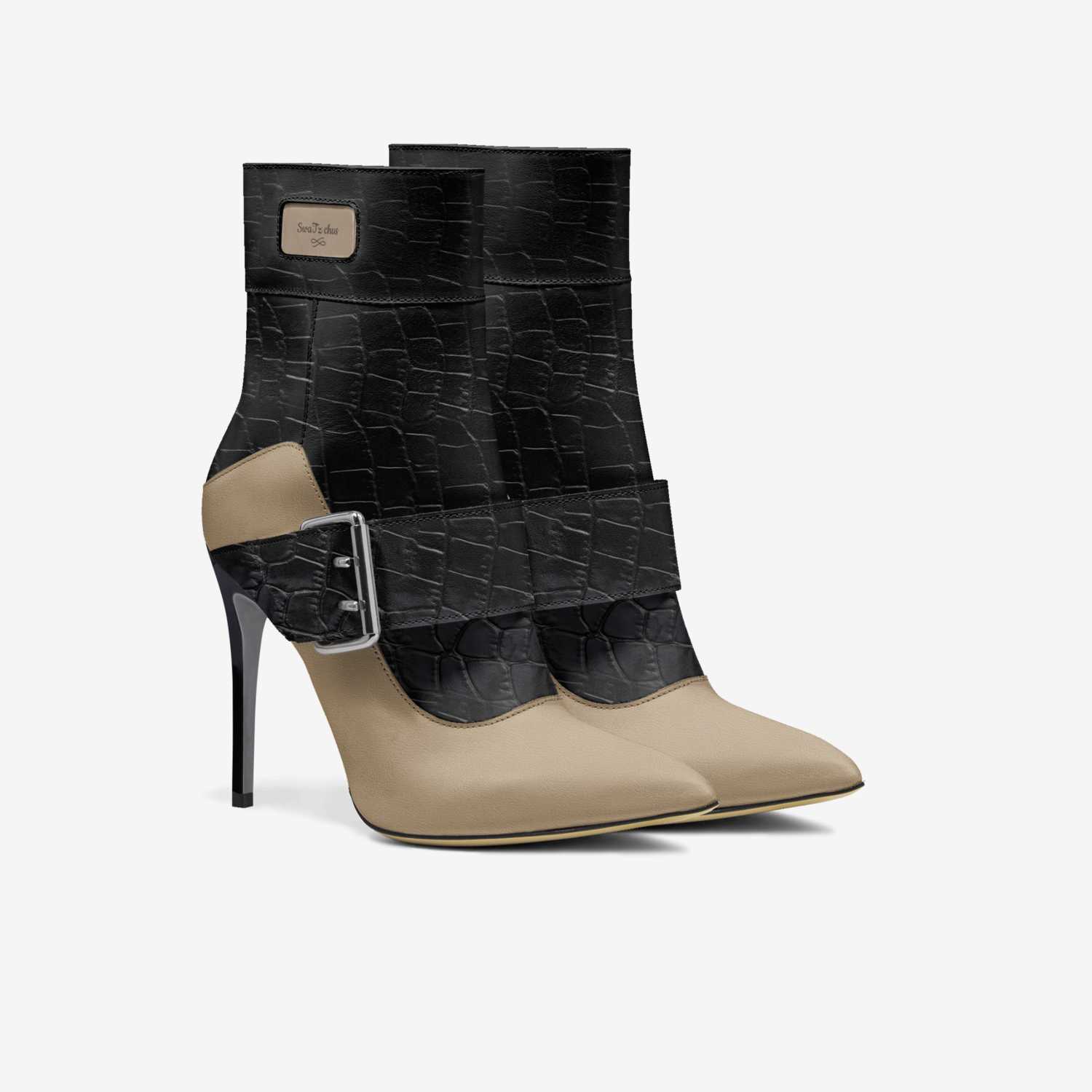 SwaT'z chus  custom made in Italy shoes by Tarcus Whitt | Double view