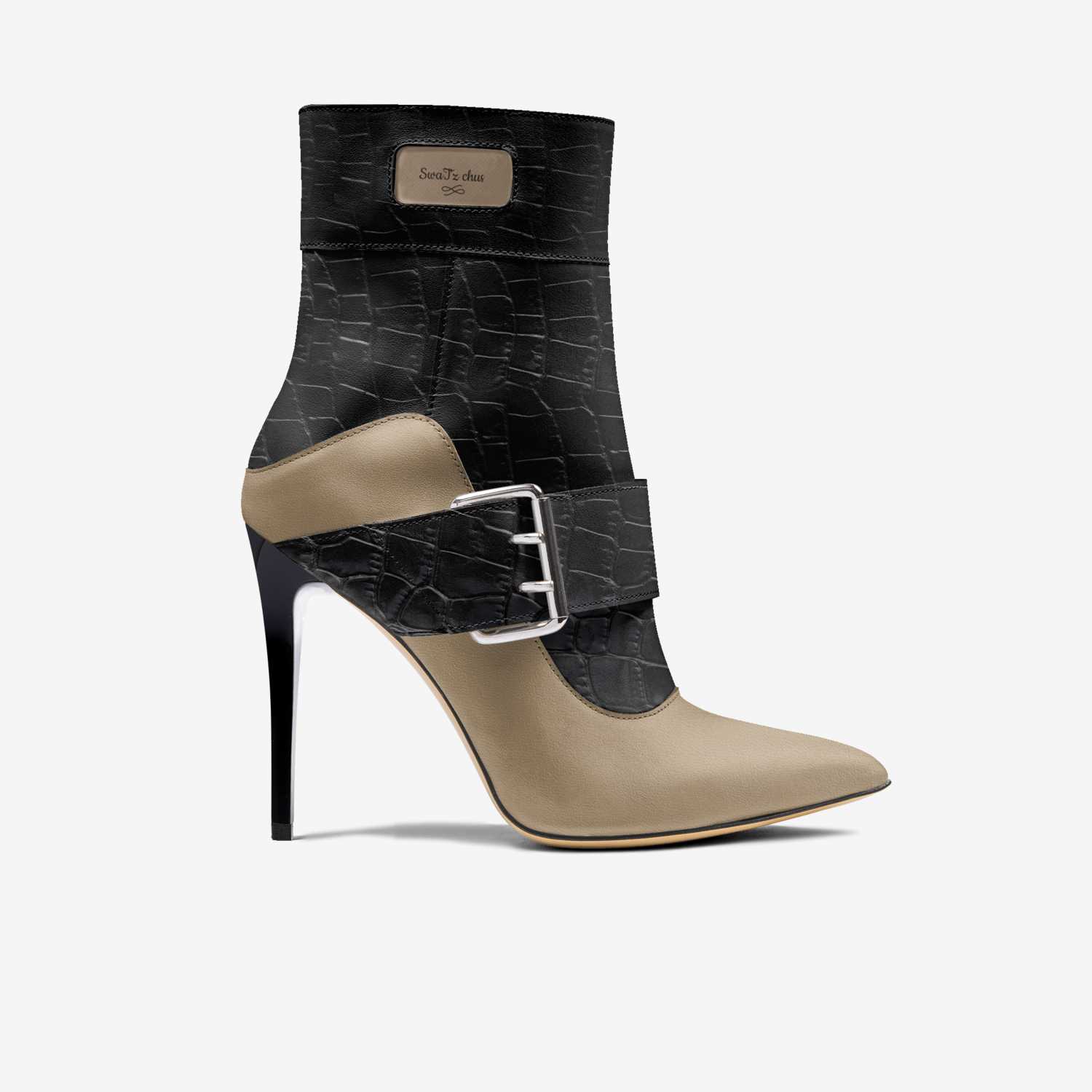 SwaT'z chus  custom made in Italy shoes by Tarcus Whitt | Side view