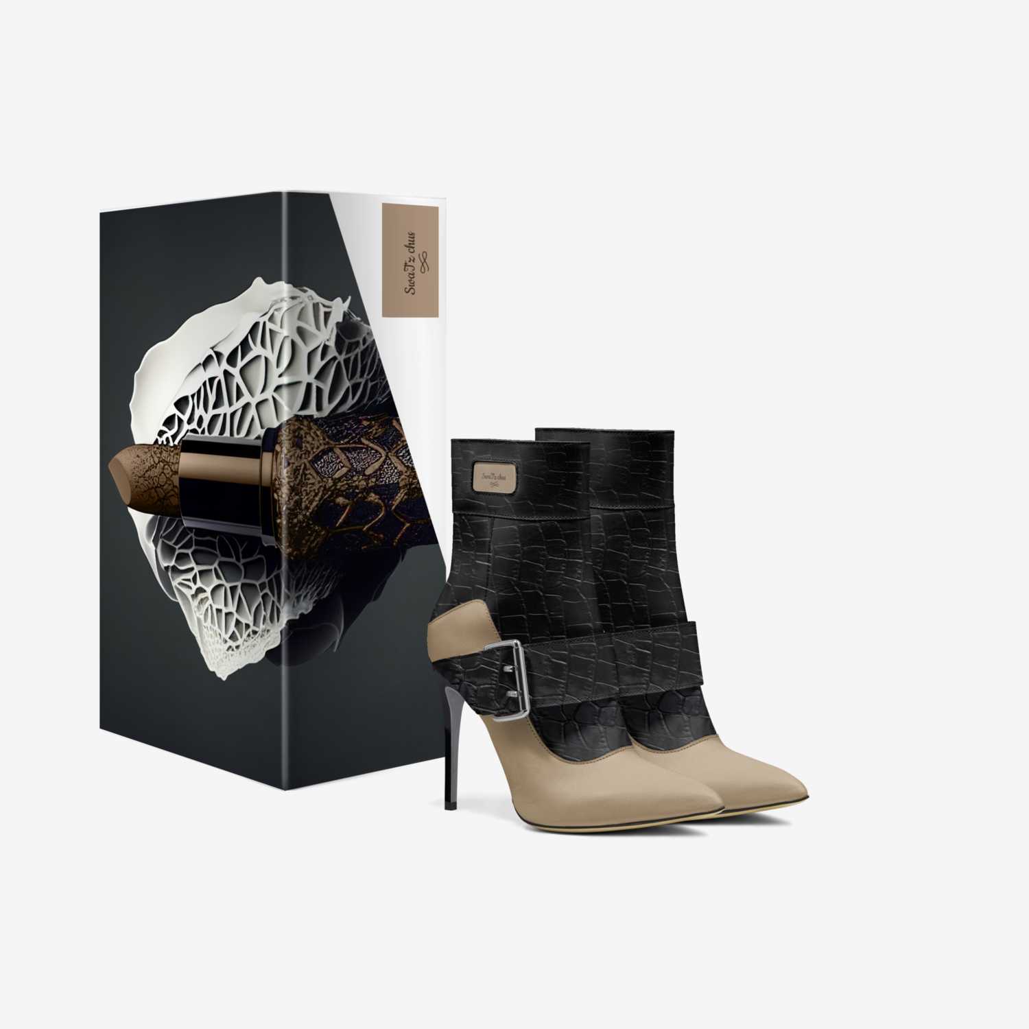 SwaT'z chus  custom made in Italy shoes by Tarcus Whitt | Box view