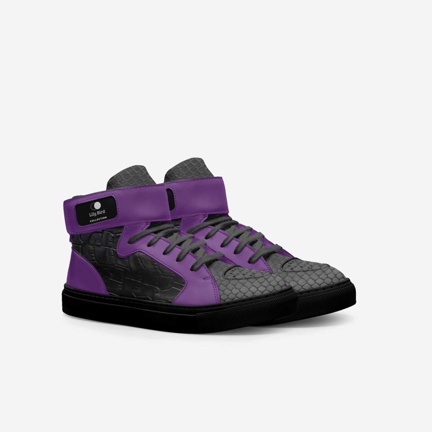 Lily Bird custom made in Italy shoes by Alisun Rocks | Double view