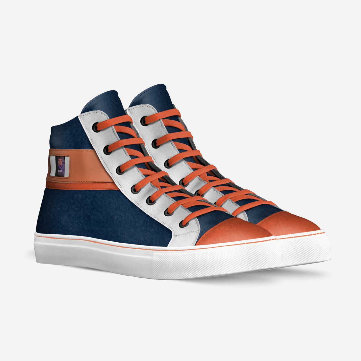 Bear Pride Shoe custom made in Italy shoes by Designs By Dako | Double view