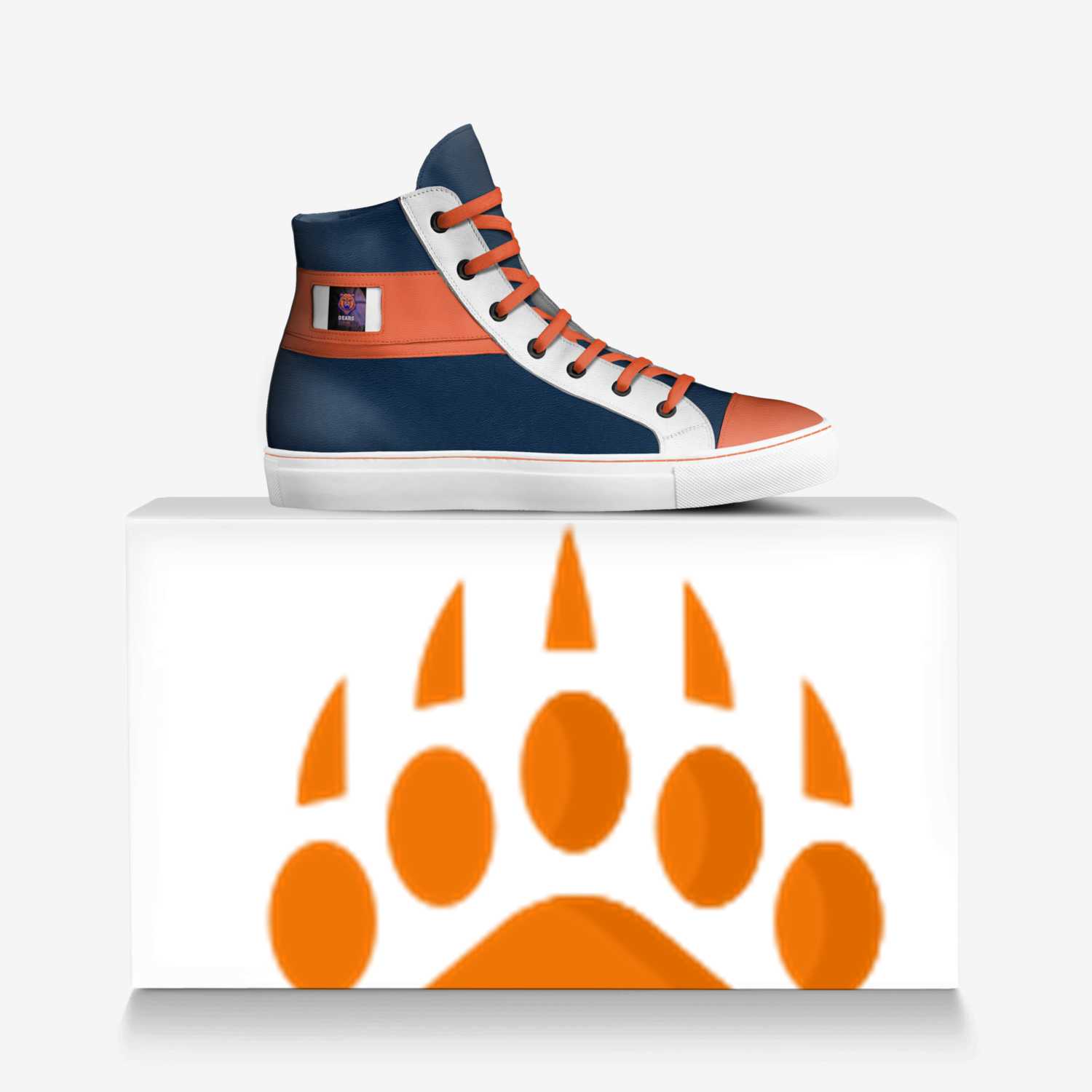 Bear Pride Shoe custom made in Italy shoes by Designs By Dako | Over box view