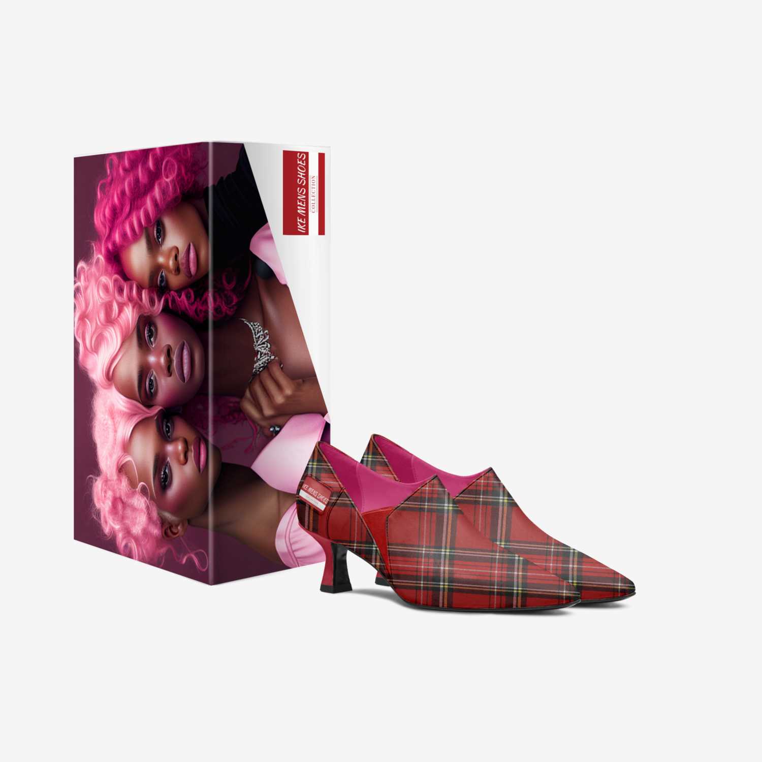 IKE MENS SHOES custom made in Italy shoes by Isaac A Mensah | Box view