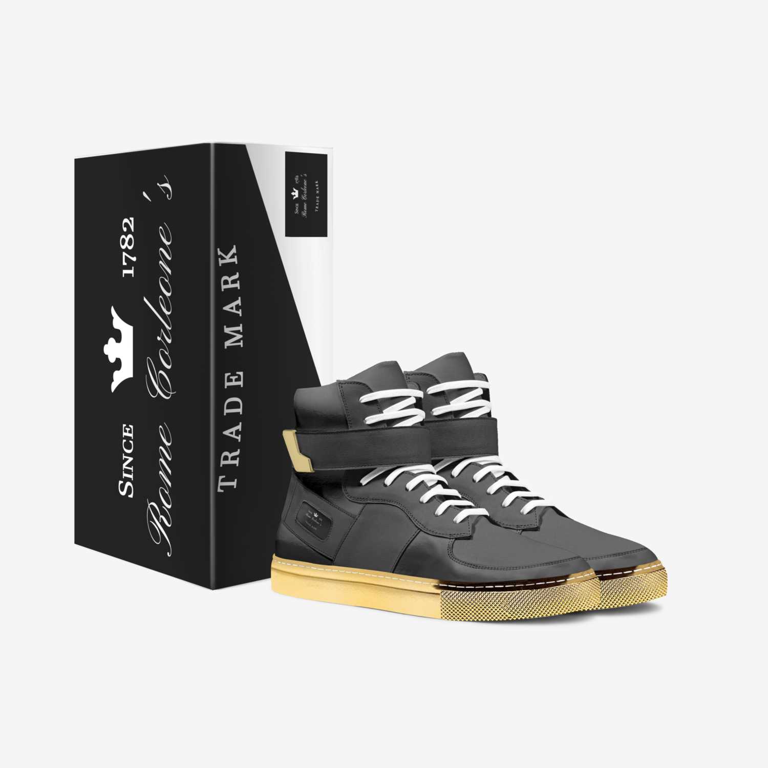 Rome corleone custom made in Italy shoes by Romaire Hall | Box view