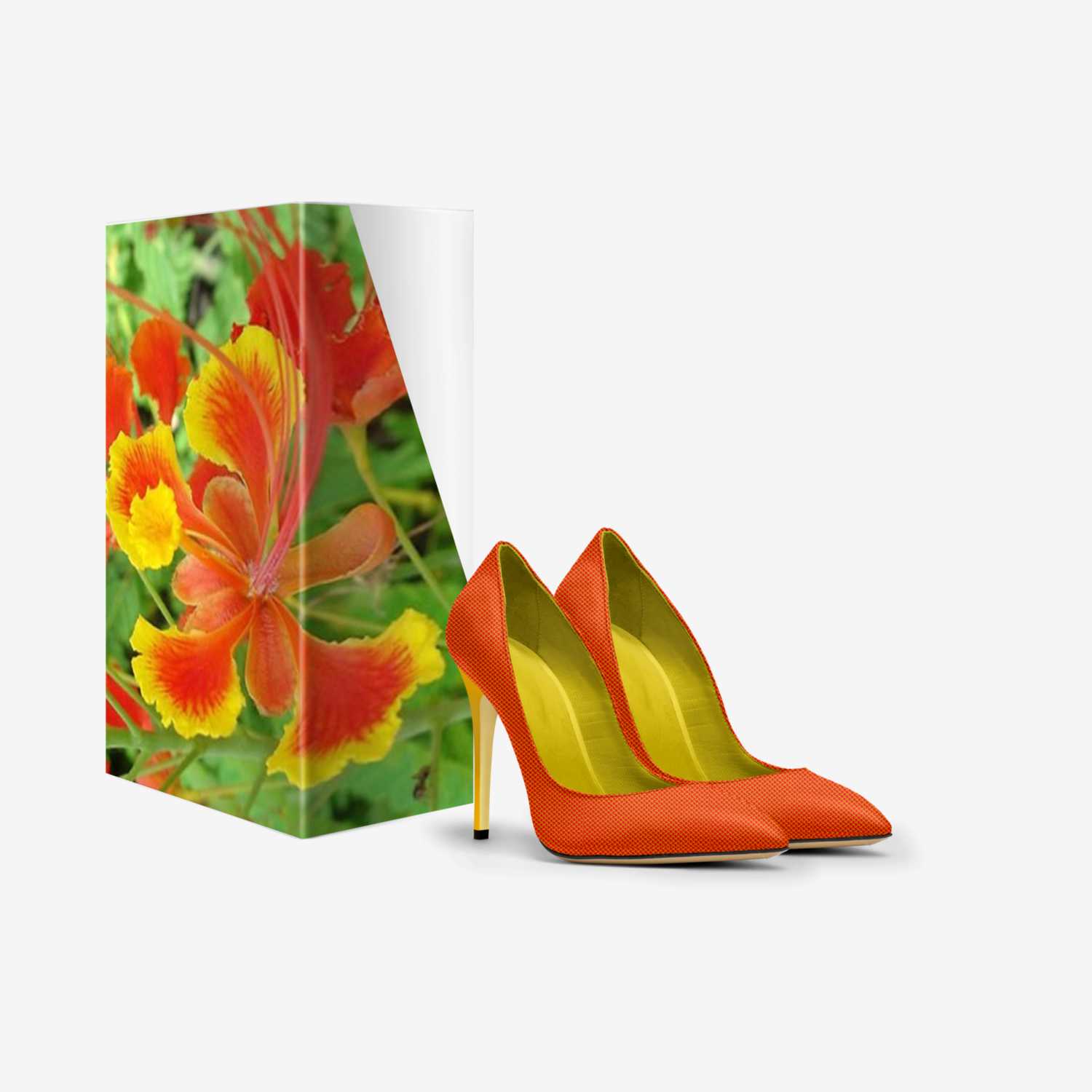 Poinciana  custom made in Italy shoes by Rodney Thomas | Box view