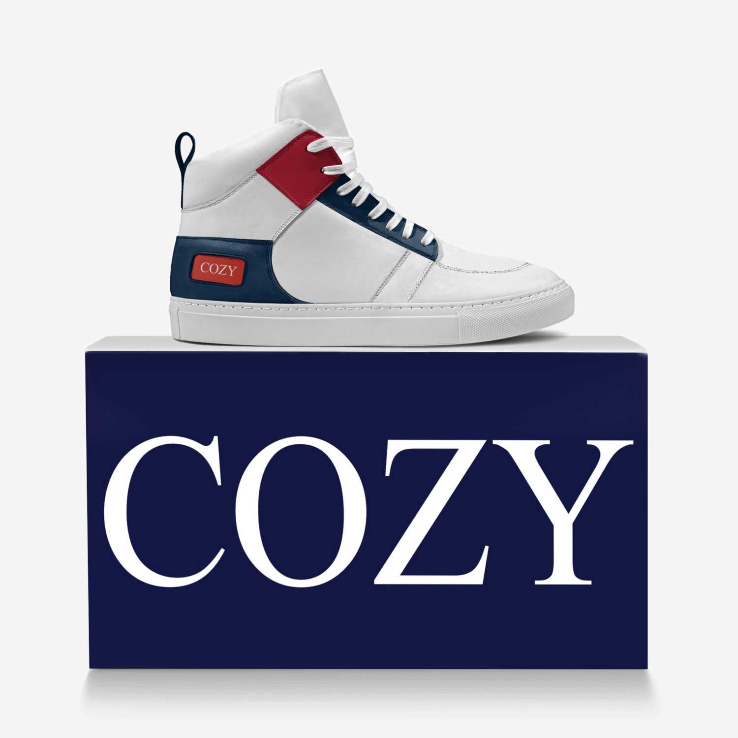 COZY KICKS 9  custom made in Italy shoes by Cozy | Over box view
