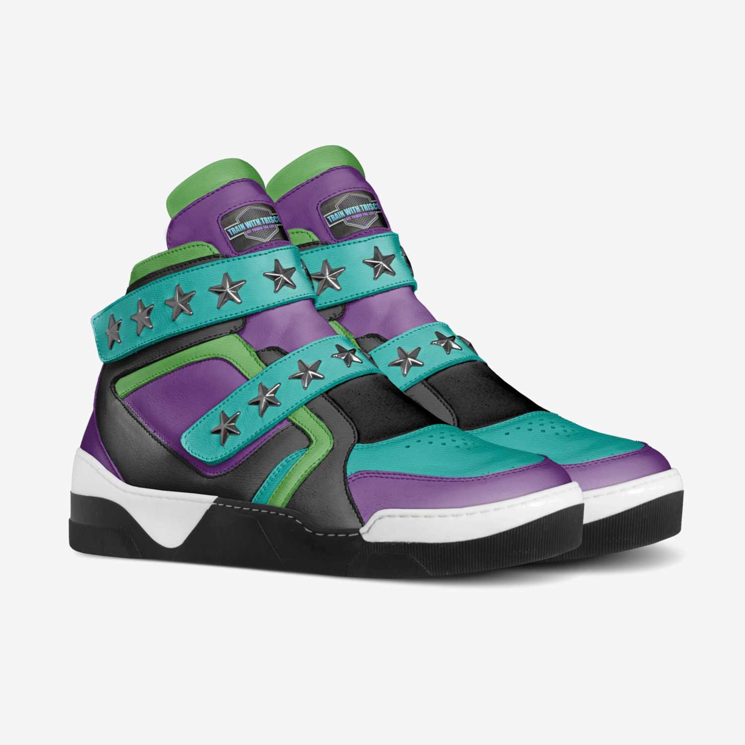 TT SkyWalkers custom made in Italy shoes by Tristian Triscuit | Double view
