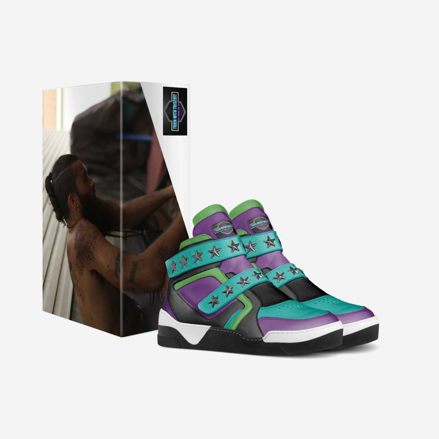 TT SkyWalkers custom made in Italy shoes by Tristian Triscuit | Box view