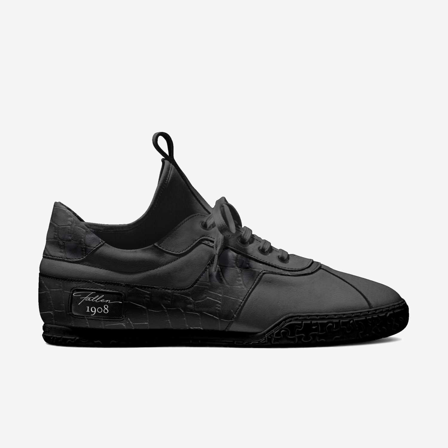 FALLEN 1908 custom made in Italy shoes by Redstar Mafia | Side view