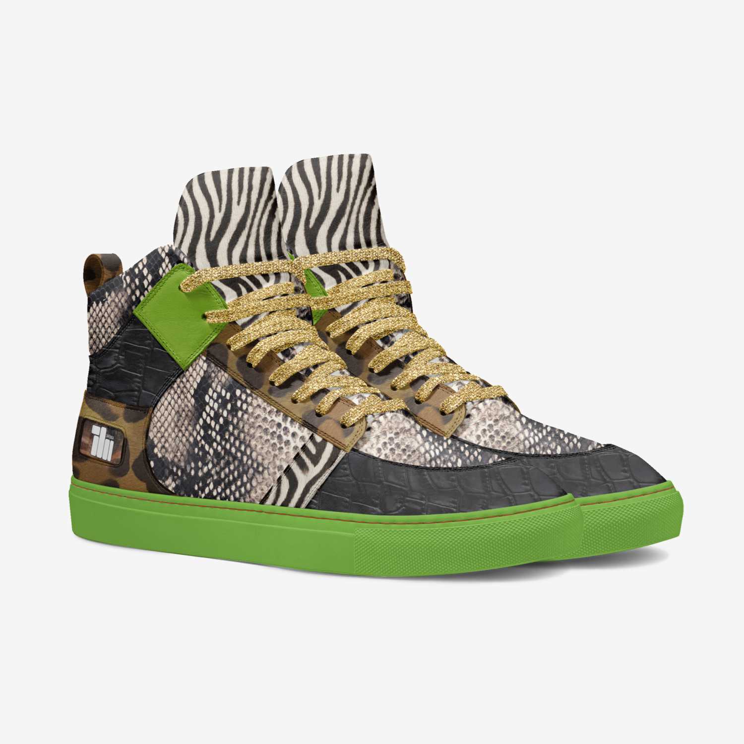 Da'Chaos 2 custom made in Italy shoes by Michael vanhelsing | Double view