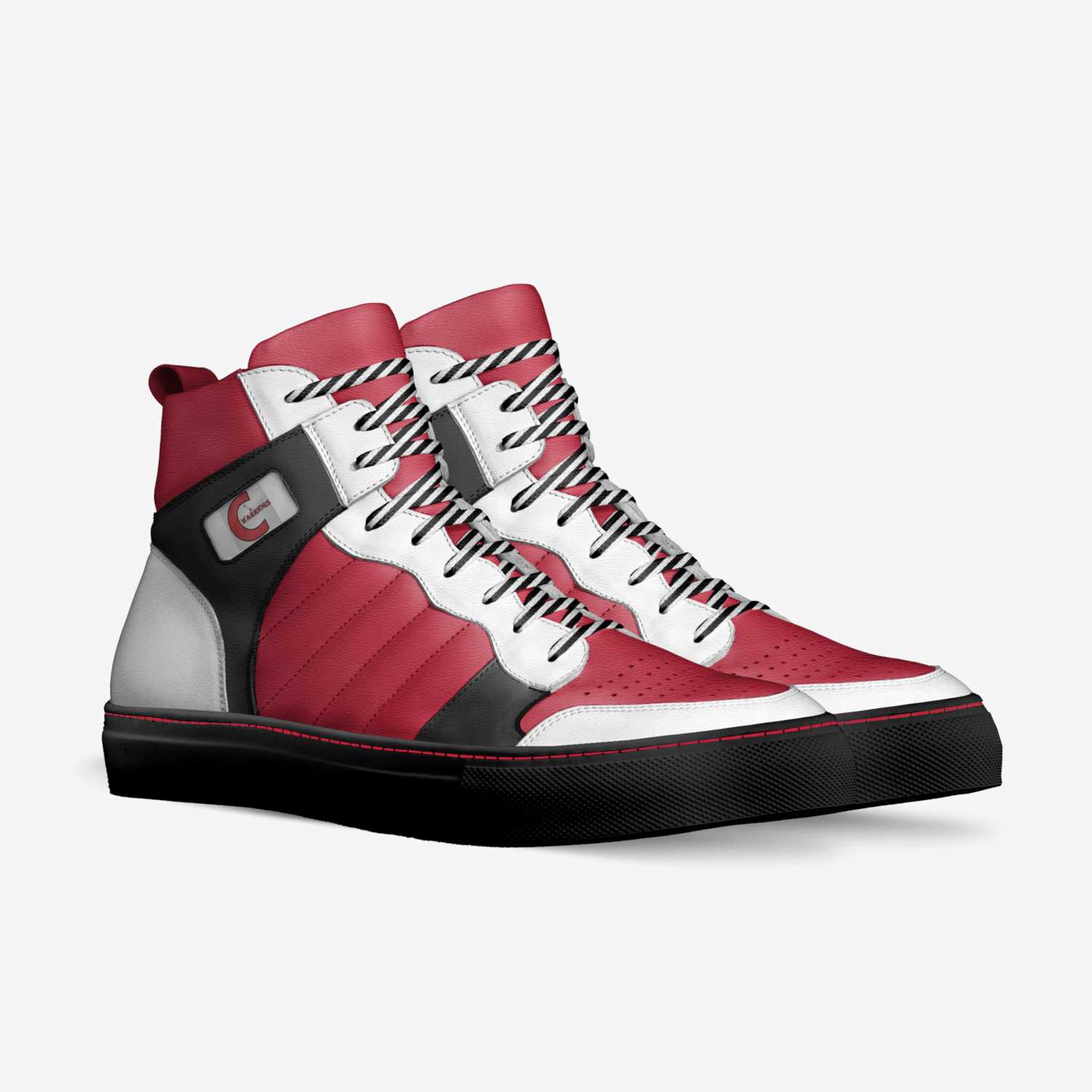 Warrior Pride custom made in Italy shoes by Designs By Dako | Double view