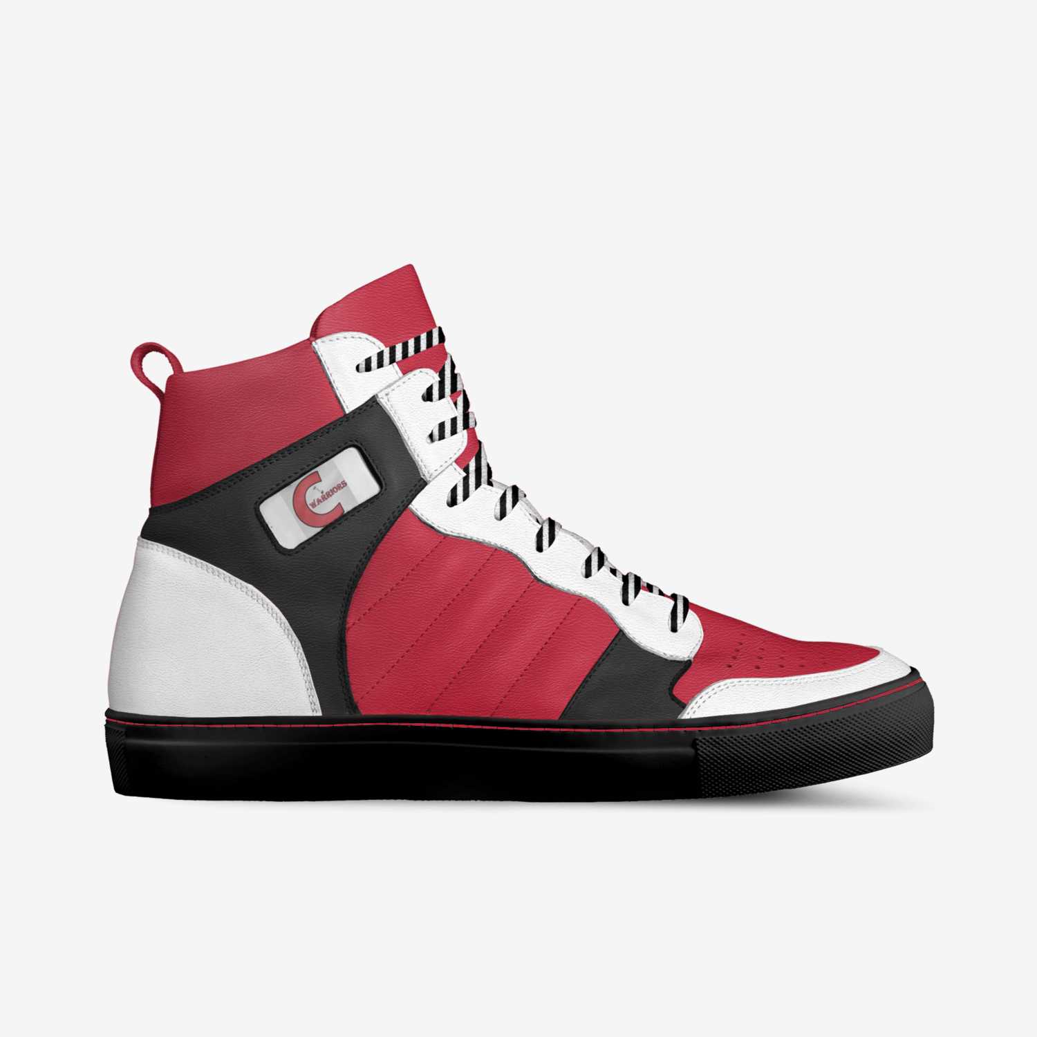 Warrior Pride custom made in Italy shoes by Designs By Dako | Side view