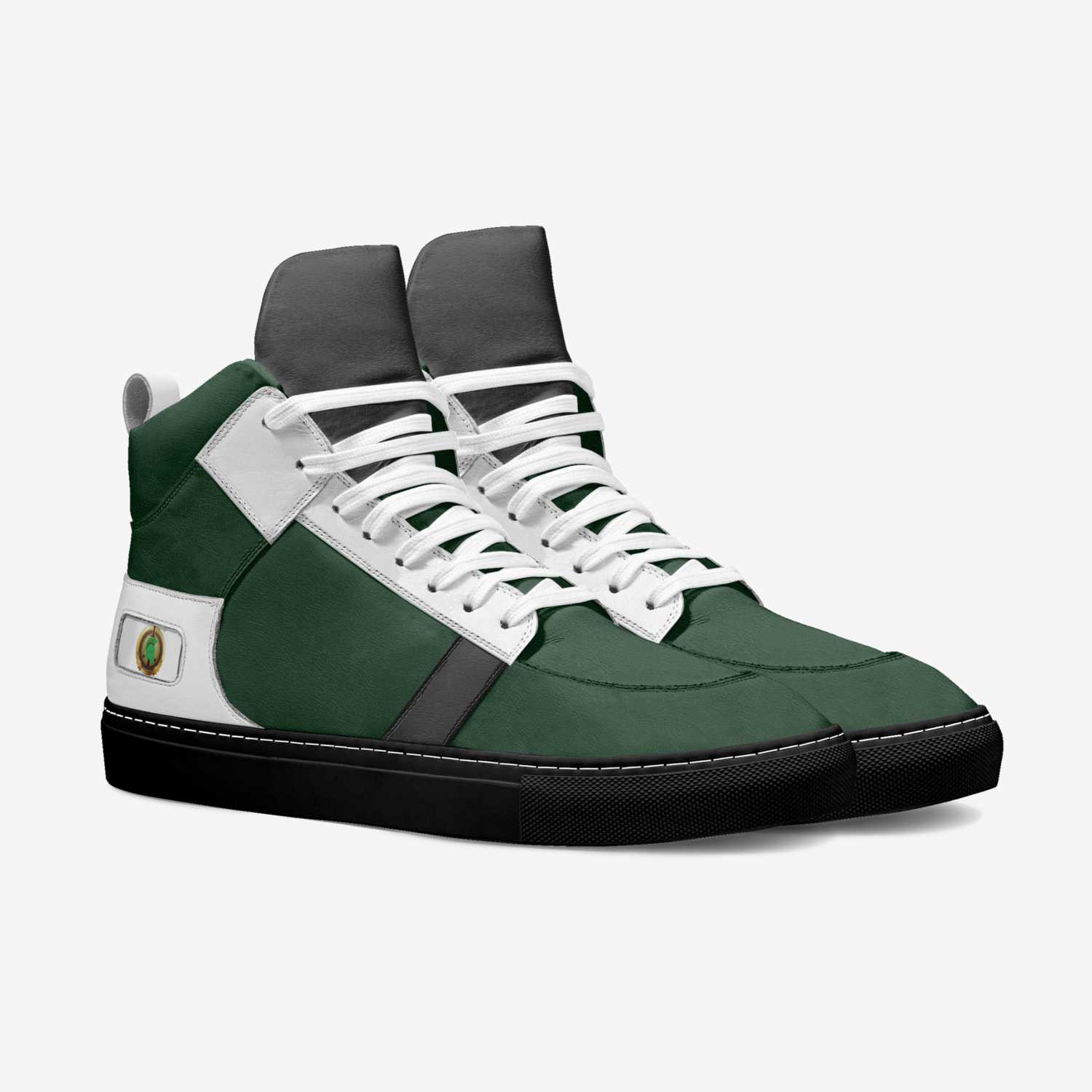 Spartans Pride custom made in Italy shoes by Designs By Dako | Double view