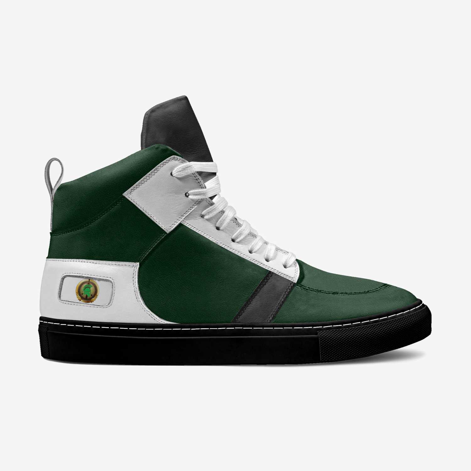 Spartans Pride custom made in Italy shoes by Designs By Dako | Side view