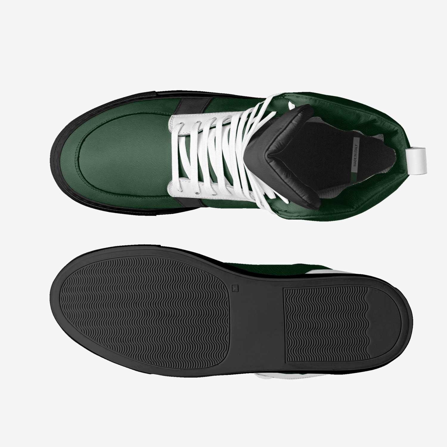 Spartans Pride custom made in Italy shoes by Designs By Dako | Top view