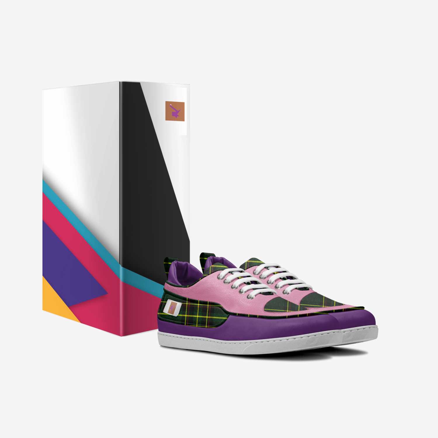 CheckeredGoose 5 custom made in Italy shoes by Greg Snow | Box view