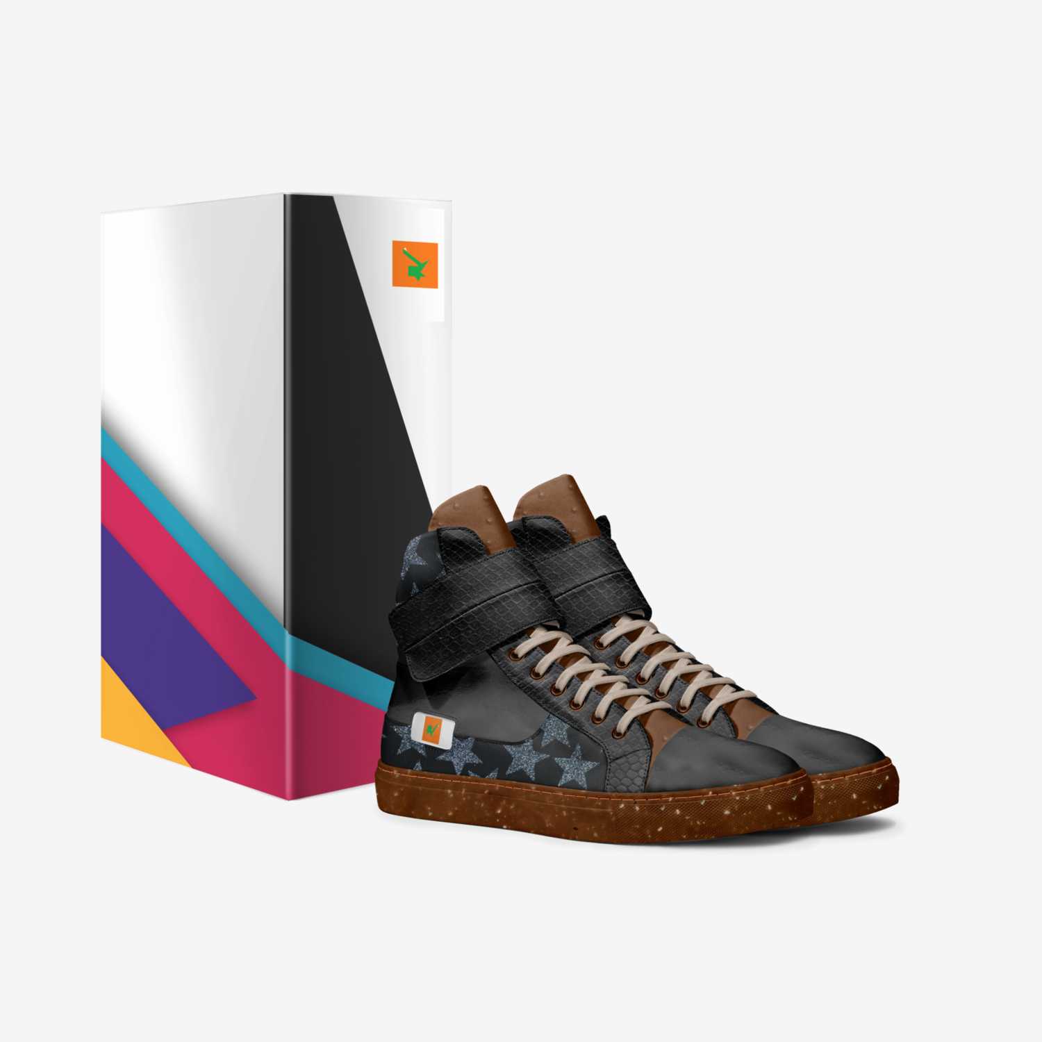 CheckeredGoose 6 custom made in Italy shoes by Greg Snow | Box view