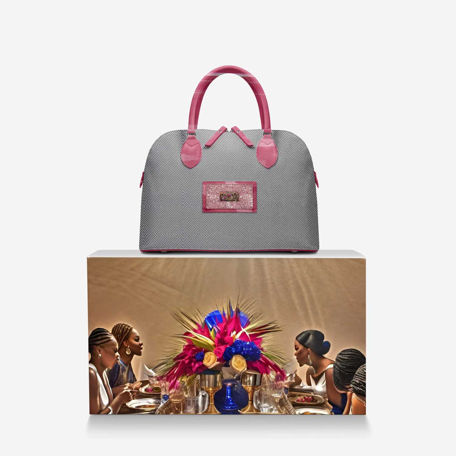 RichColortopia  custom made in Italy design by Desiree Sims | Over box view