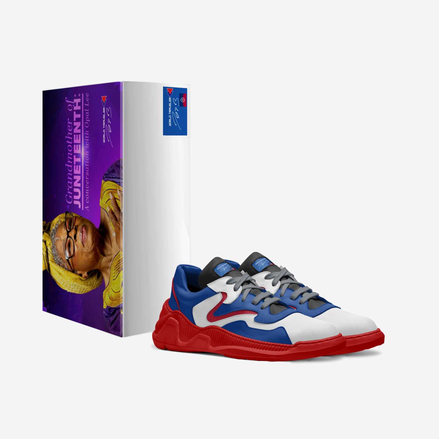 Juneteenth Edition custom made in Italy shoes by Lorenzo Bell | Box view