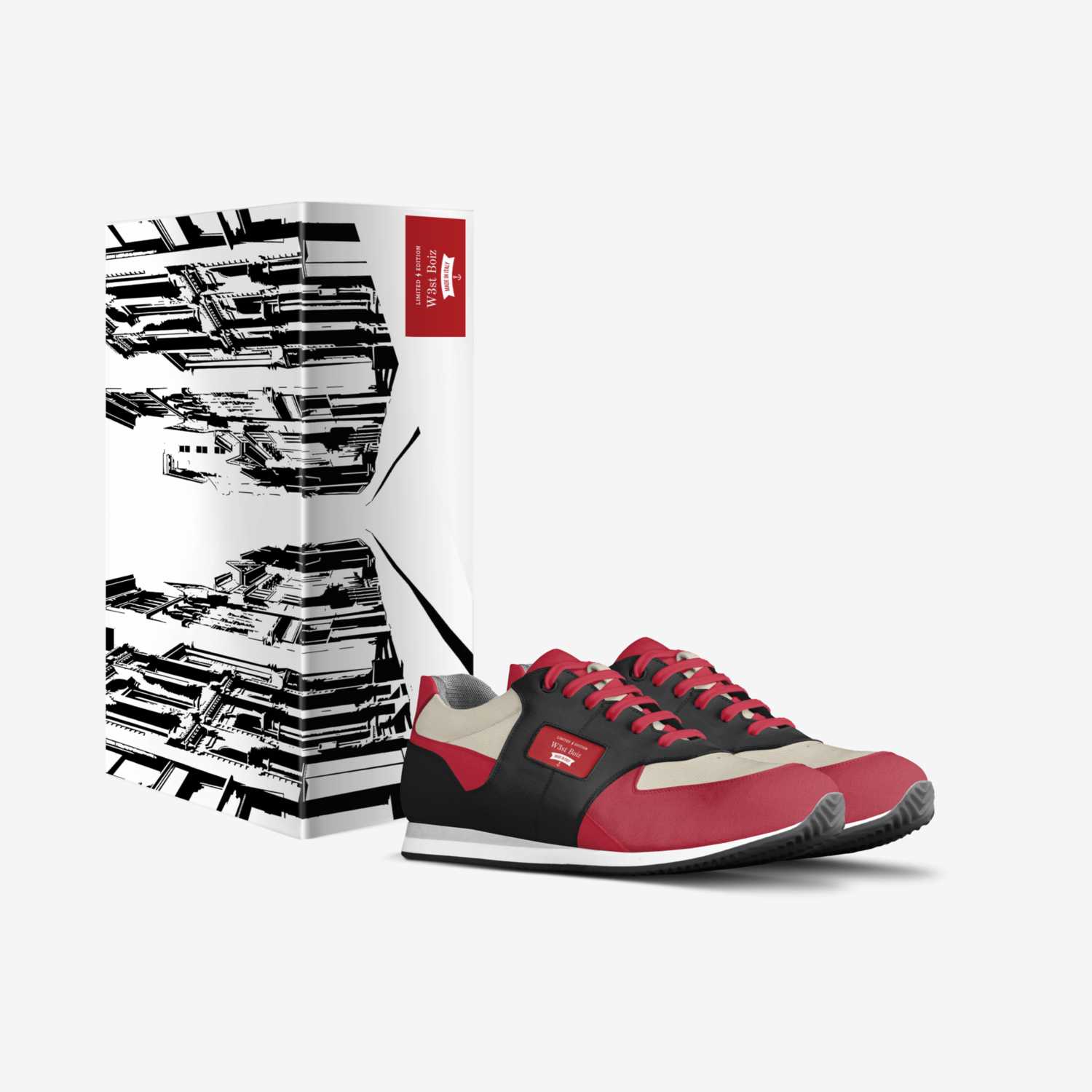 W3stBoizClothing custom made in Italy shoes by De’chon Westbrook | Box view