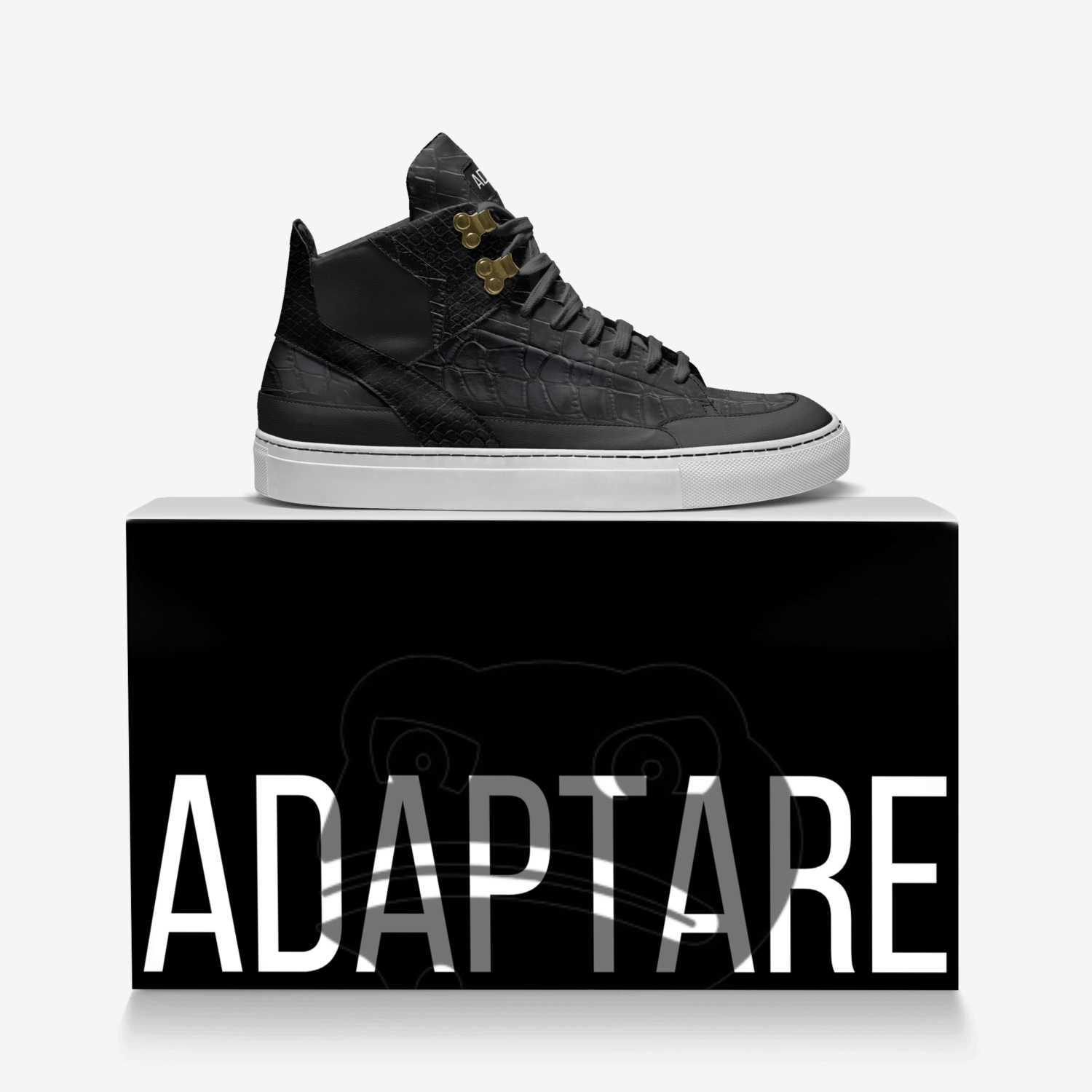 ADAPTARE custom made in Italy shoes by Anthony Barber (tha Builder) | Over box view