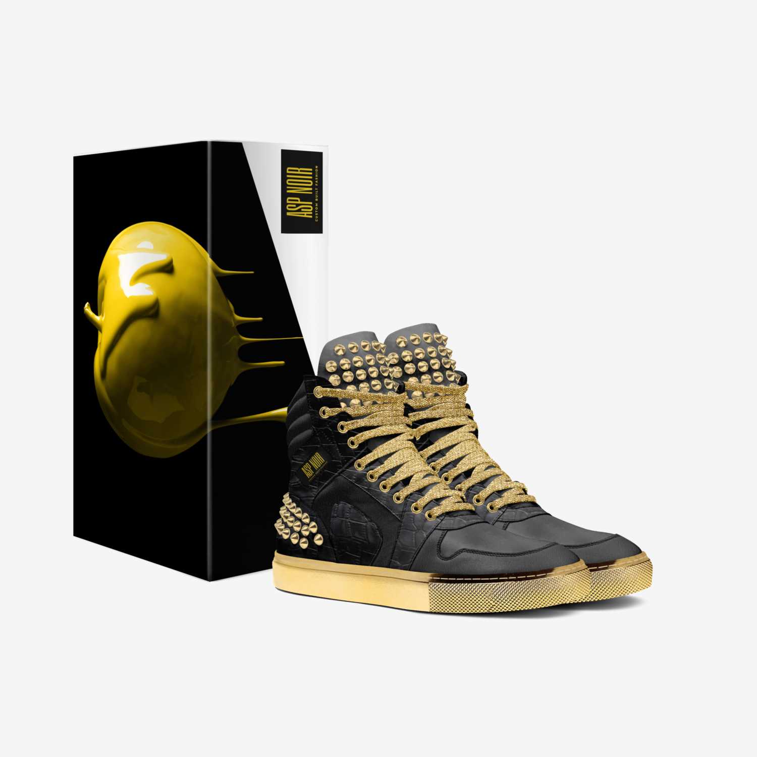 ASP Noir custom made in Italy shoes by Antoaneta Popova | Box view