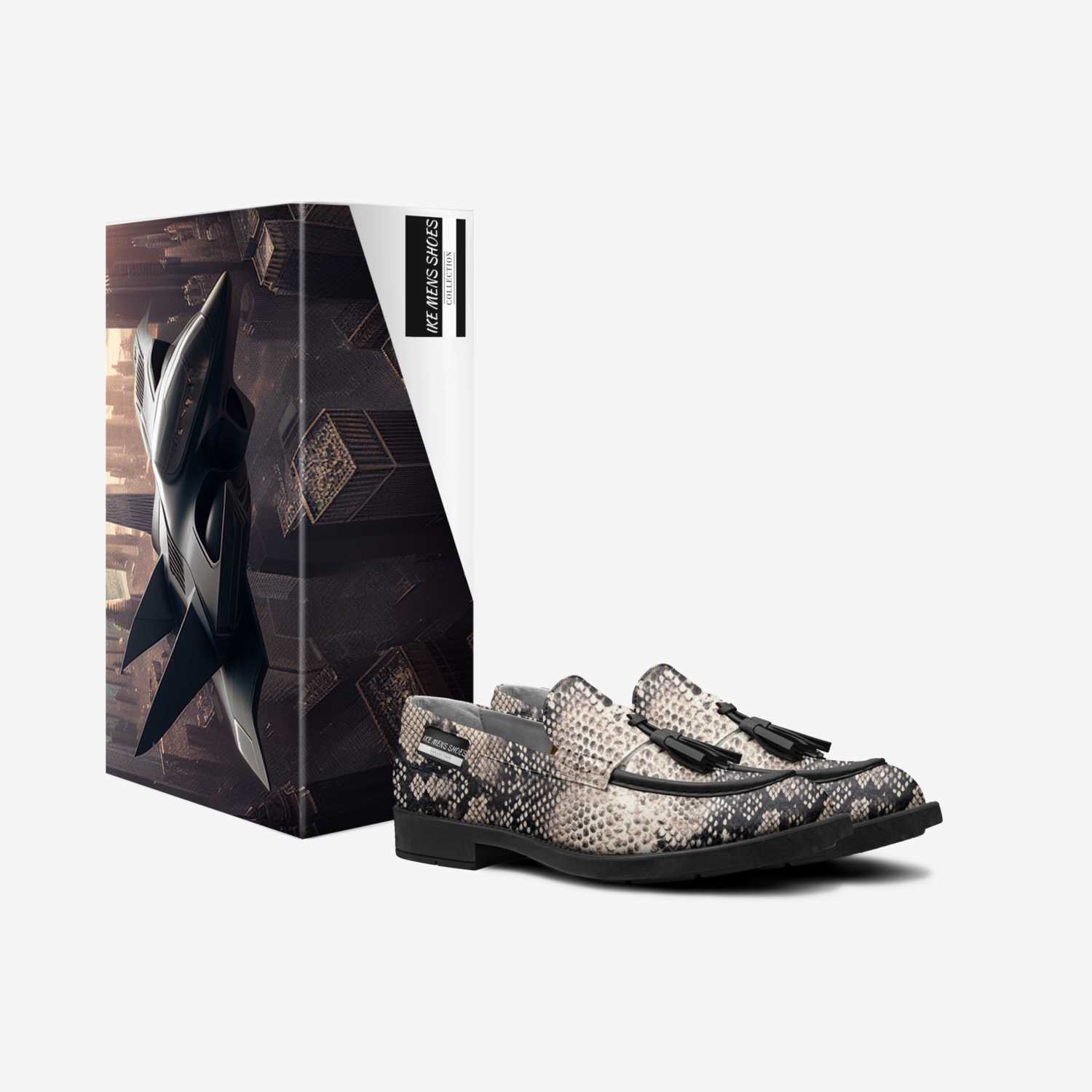 IKE MENS SHOES custom made in Italy shoes by Isaac A Mensah | Box view
