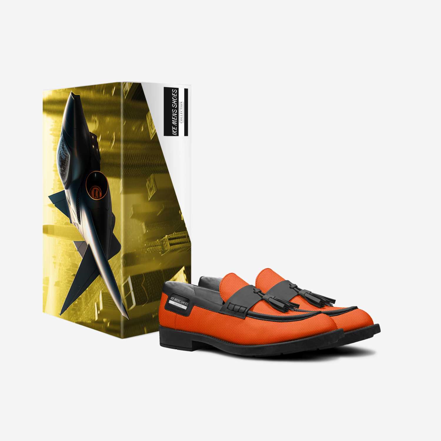 IKE MENS SHOES  custom made in Italy shoes by Isaac A Mensah | Box view
