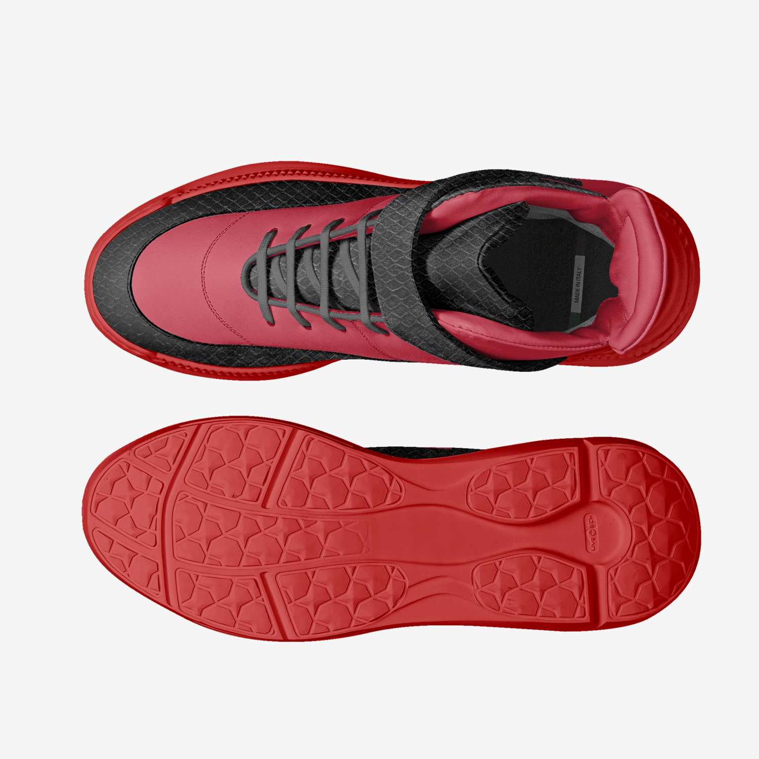 Designafly custom made in Italy shoes by Reynaldo Torres | Top view