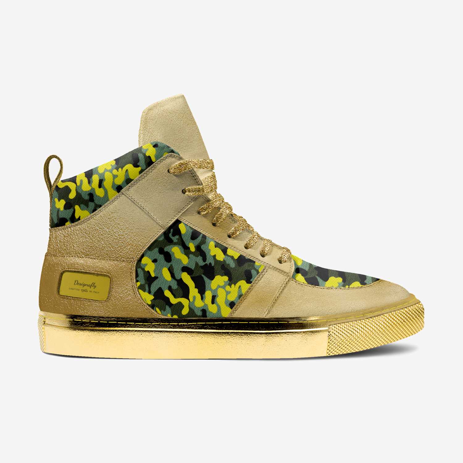 Designafly custom made in Italy shoes by Reynaldo Torres | Side view