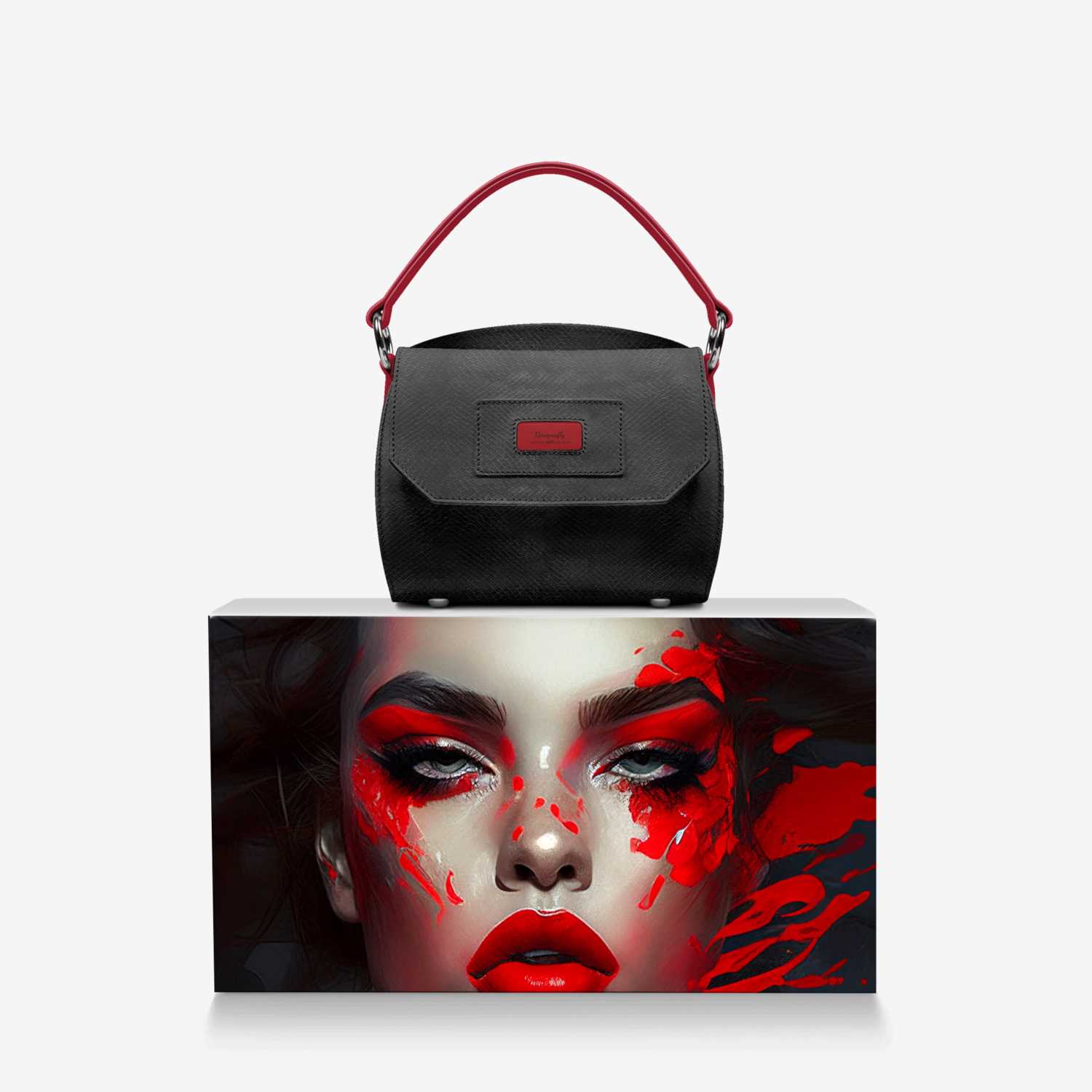 Designafly custom made in Italy design by Reynaldo Torres | Over box view