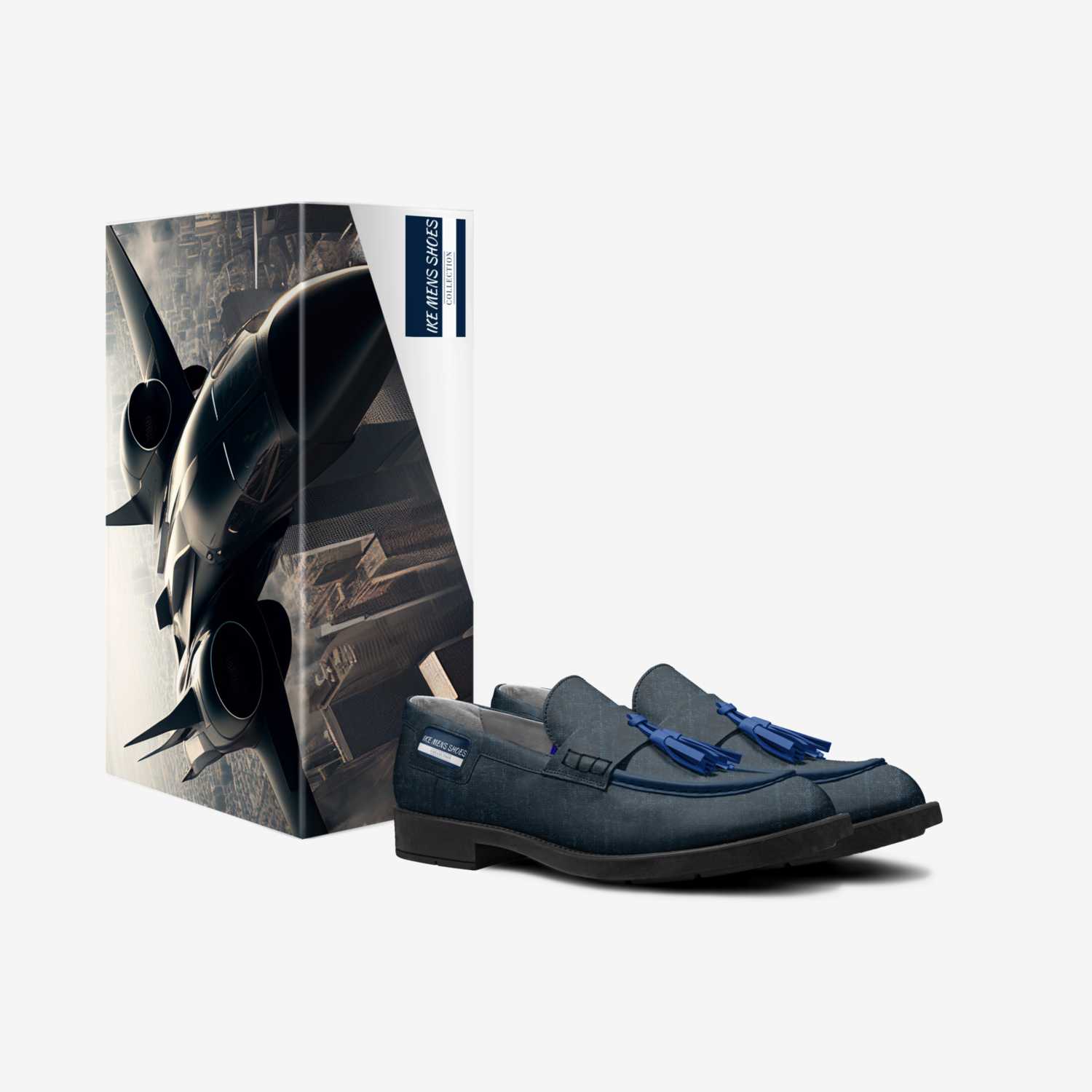 IKE MENS SHOES custom made in Italy shoes by Isaac A Mensah | Box view