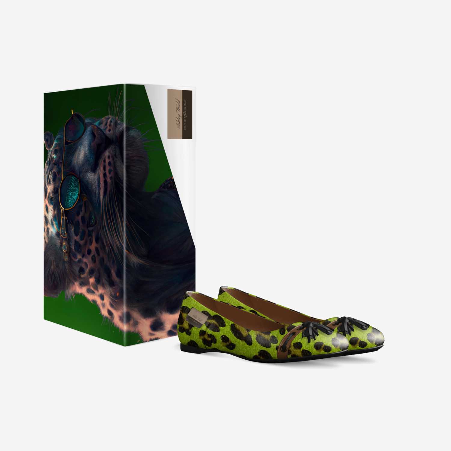 Ashley World custom made in Italy shoes by Ebony Williams | Box view