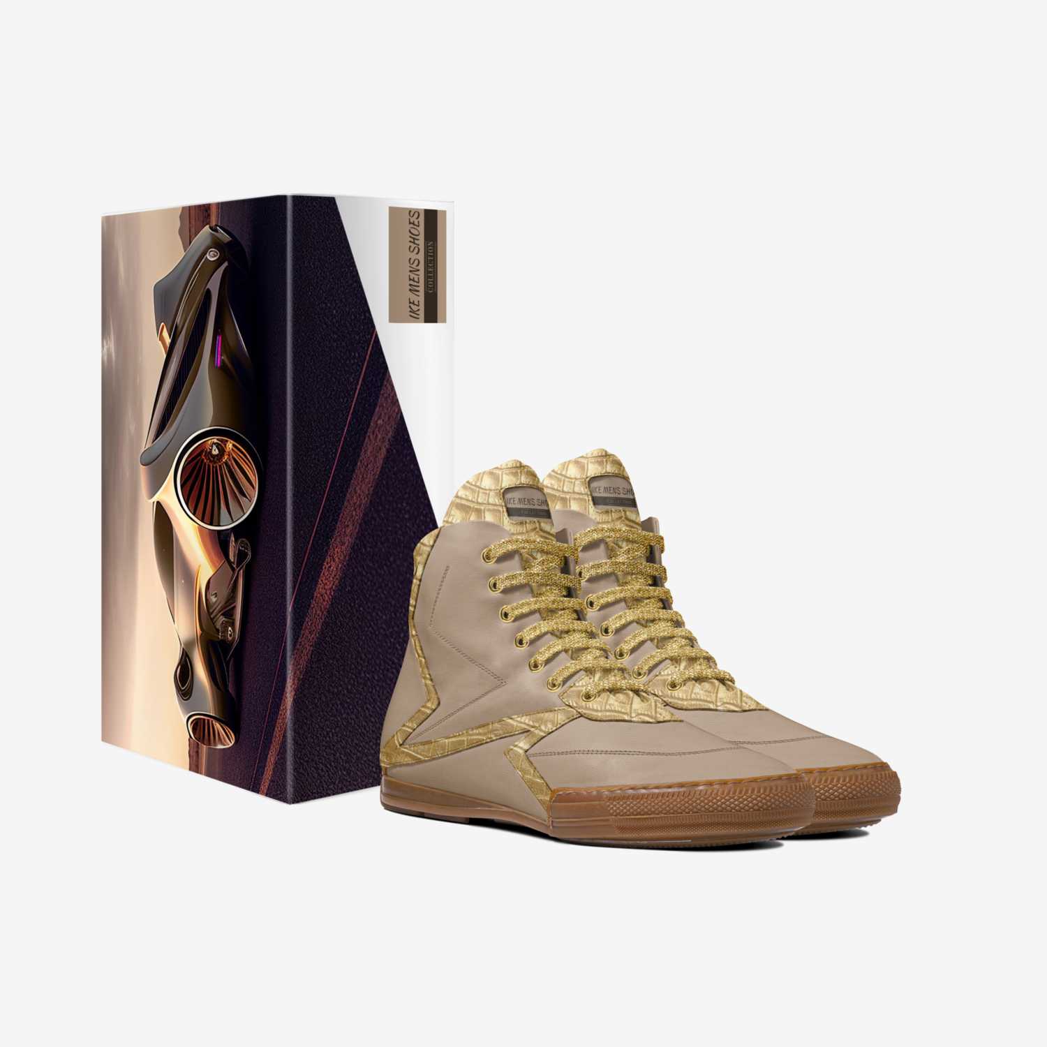 IKE MENS SHOES custom made in Italy shoes by Isaac A Mensah | Box view
