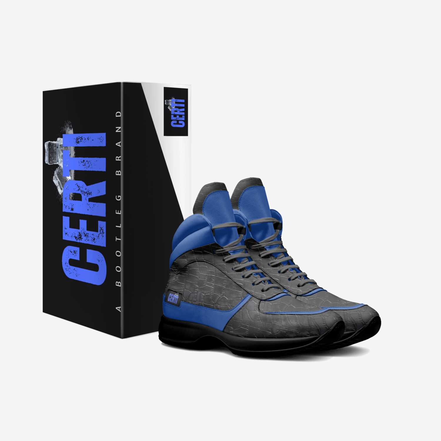 CERTI' custom made in Italy shoes by A Bootleg Brand | Box view