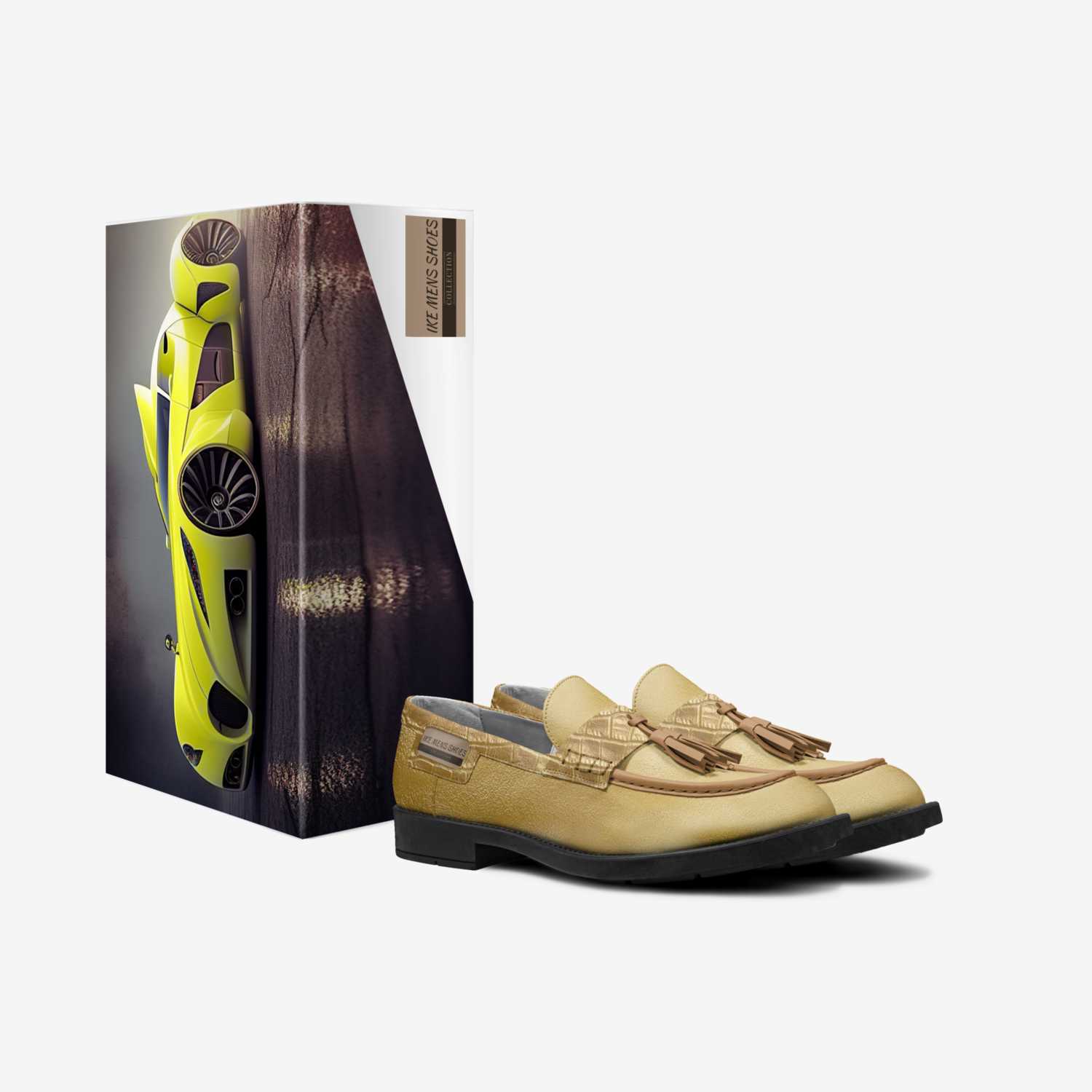 IKE MENS SHOES custom made in Italy shoes by Isaac A Mensah | Box view