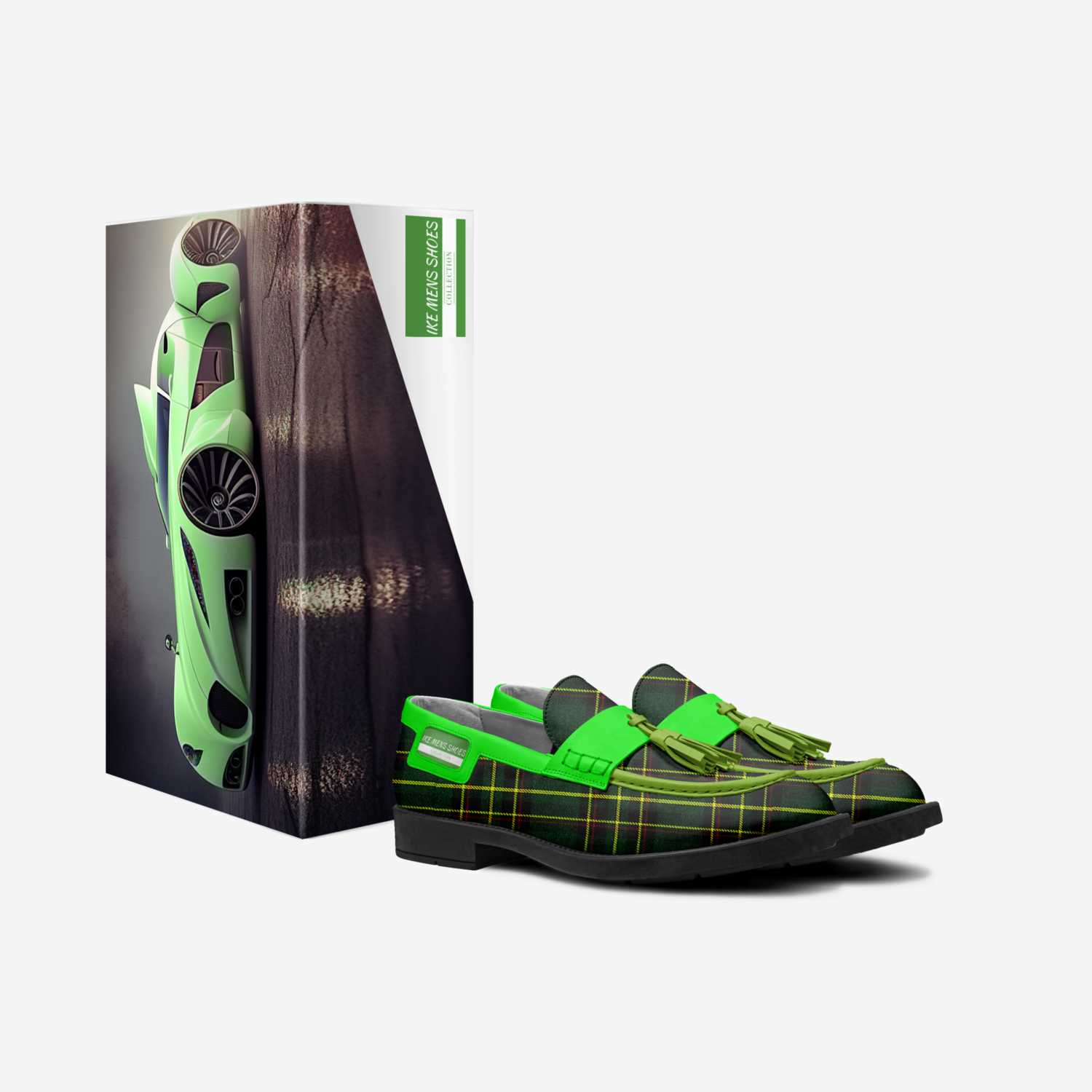 IKE MENS SHOES  custom made in Italy shoes by Isaac A Mensah | Box view