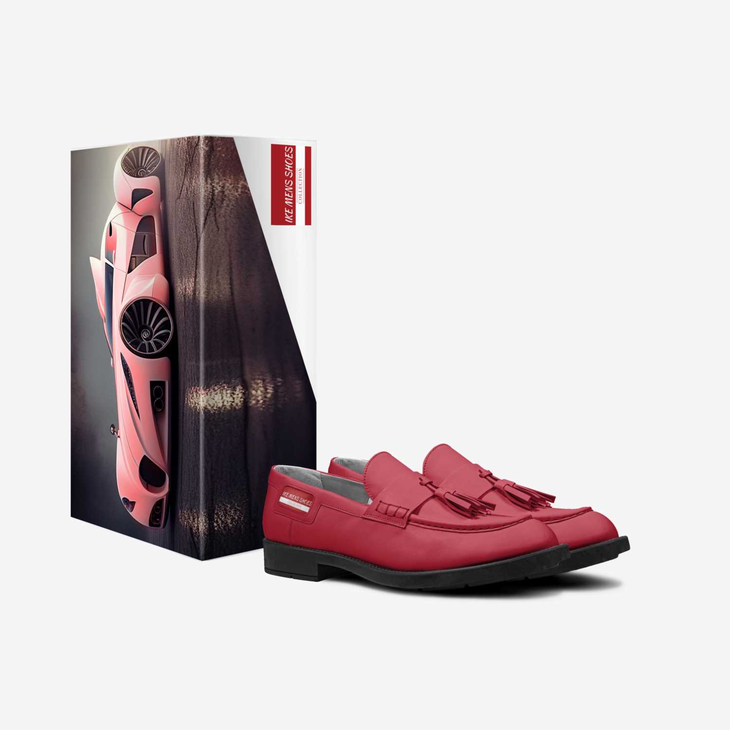IKE MENS SHOES custom made in Italy shoes by Isaac A Mensah | Box view