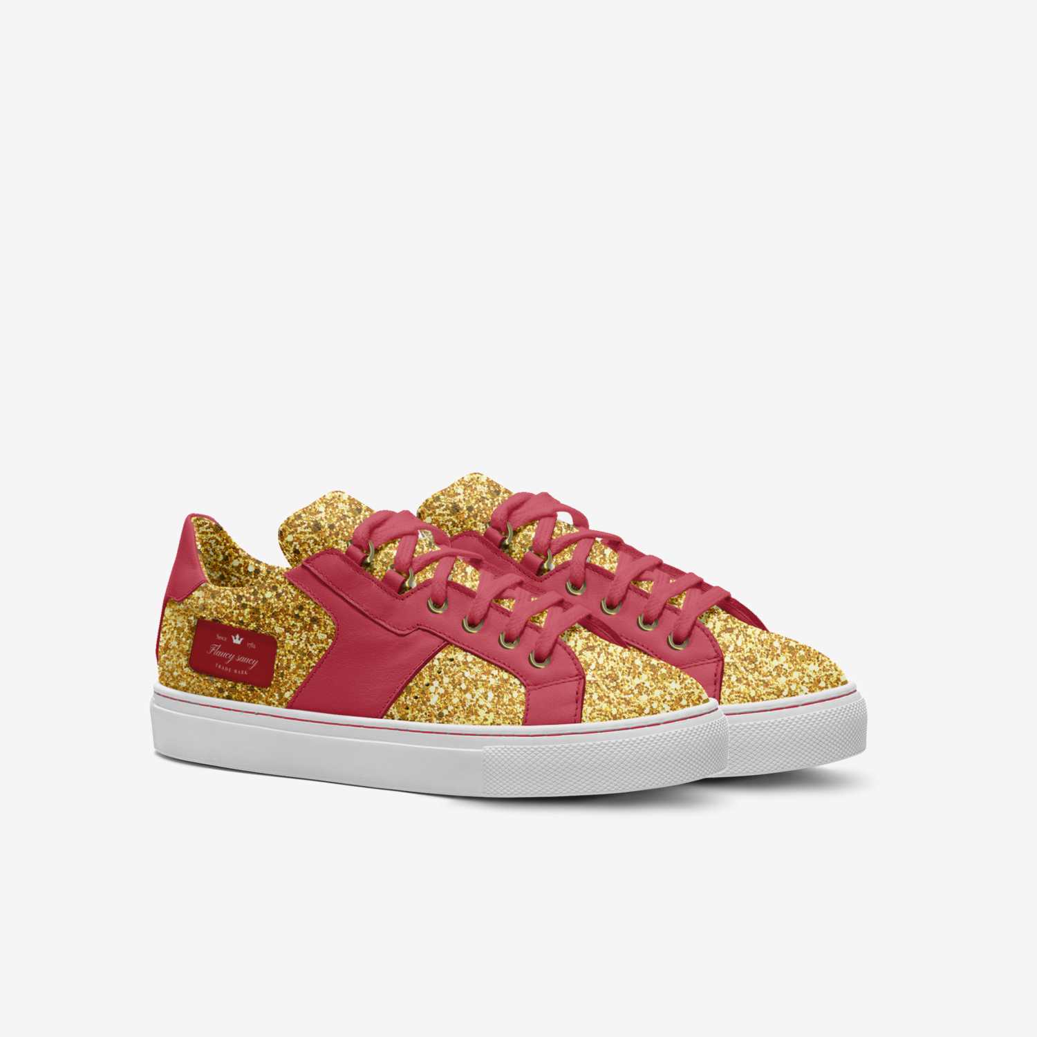 Flaucy saucy  custom made in Italy shoes by Ahshaki Gibson | Double view
