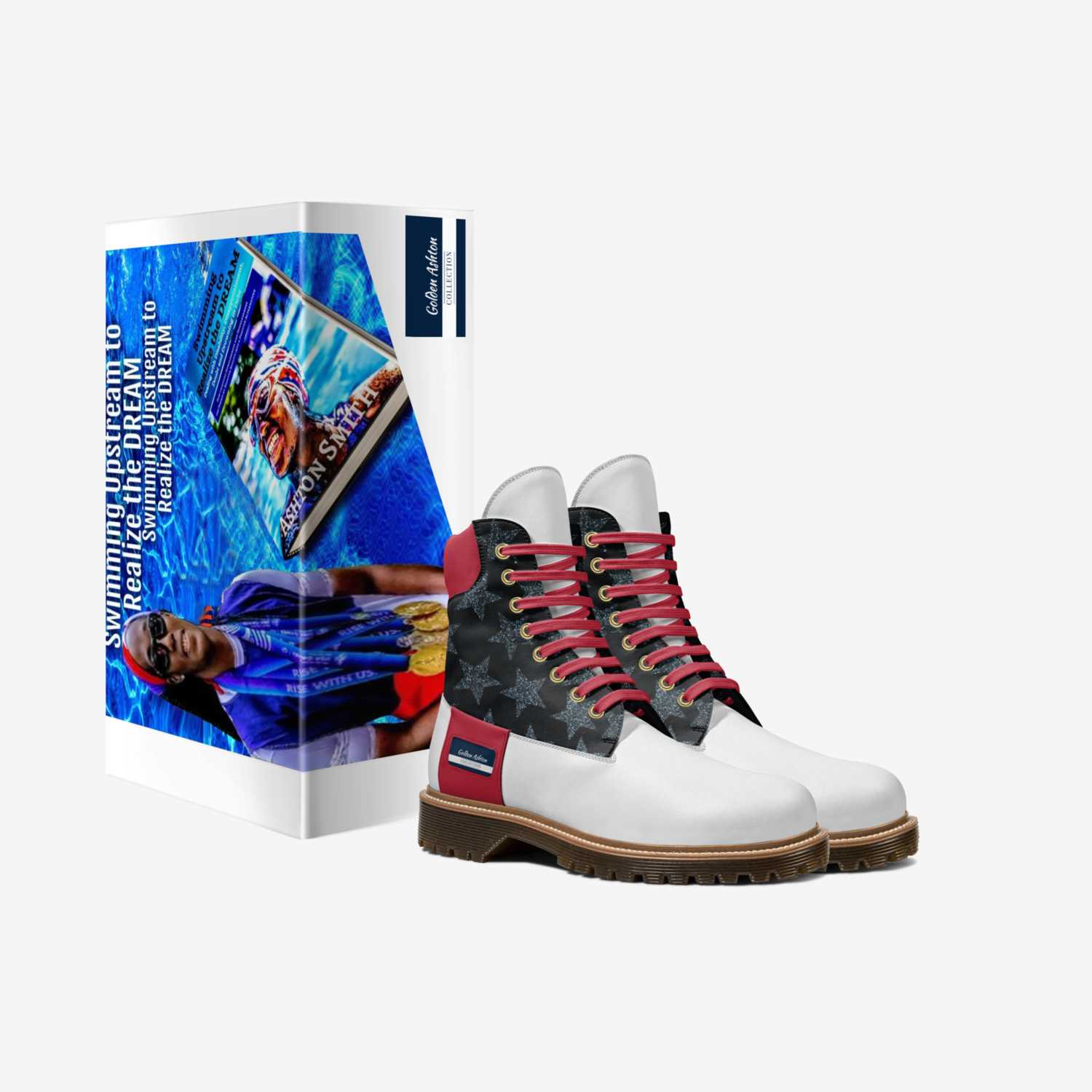Golden Ashton custom made in Italy shoes by Ezili Air | Box view