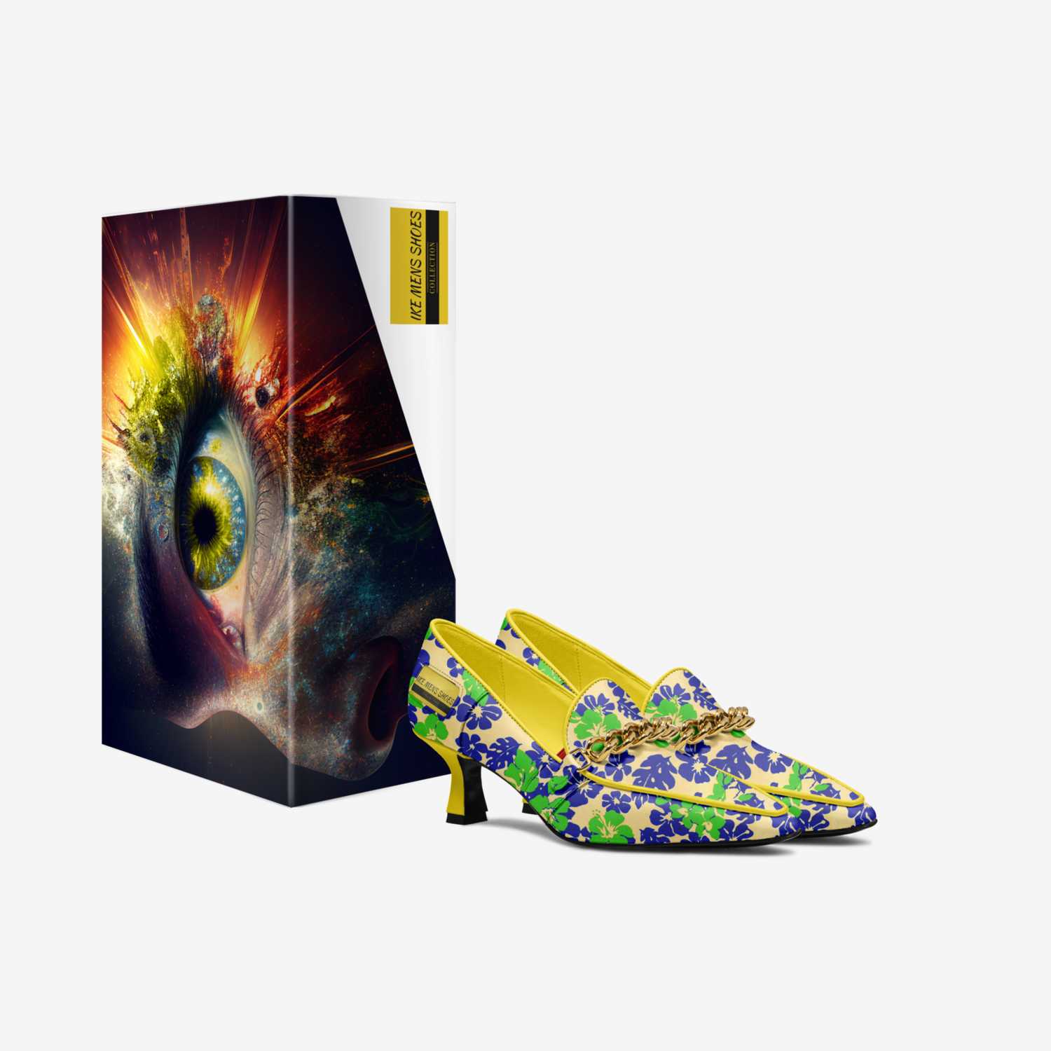 IKE MENS SHOES custom made in Italy shoes by Isaac A Mensah | Box view