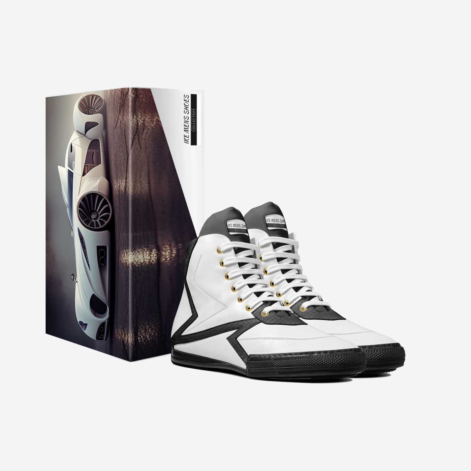 IKE MENS SHOES custom made in Italy shoes by Isaac A Mensah | Box view