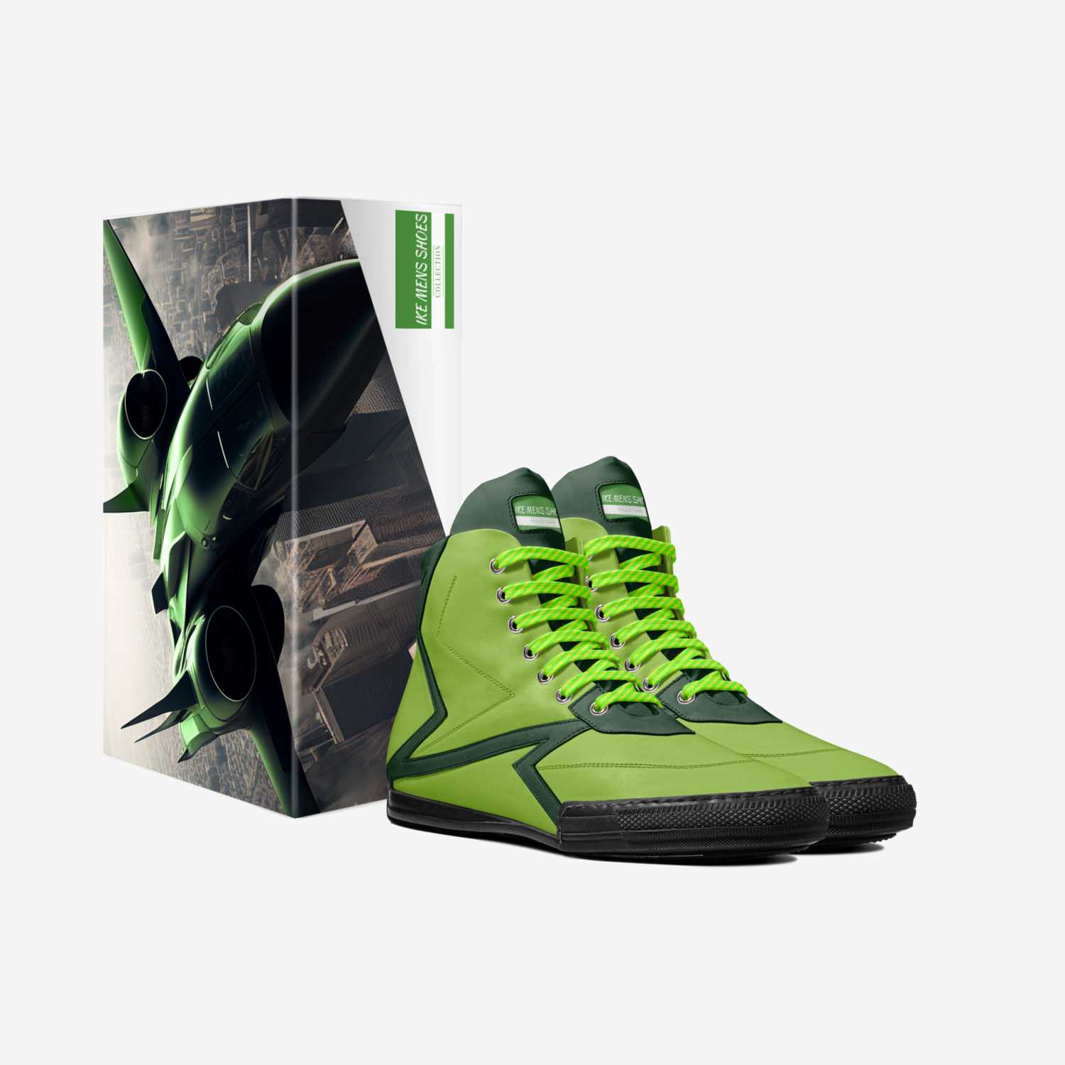 IKE MENS SHOES custom made in Italy shoes by Isaac A Mensah | Box view