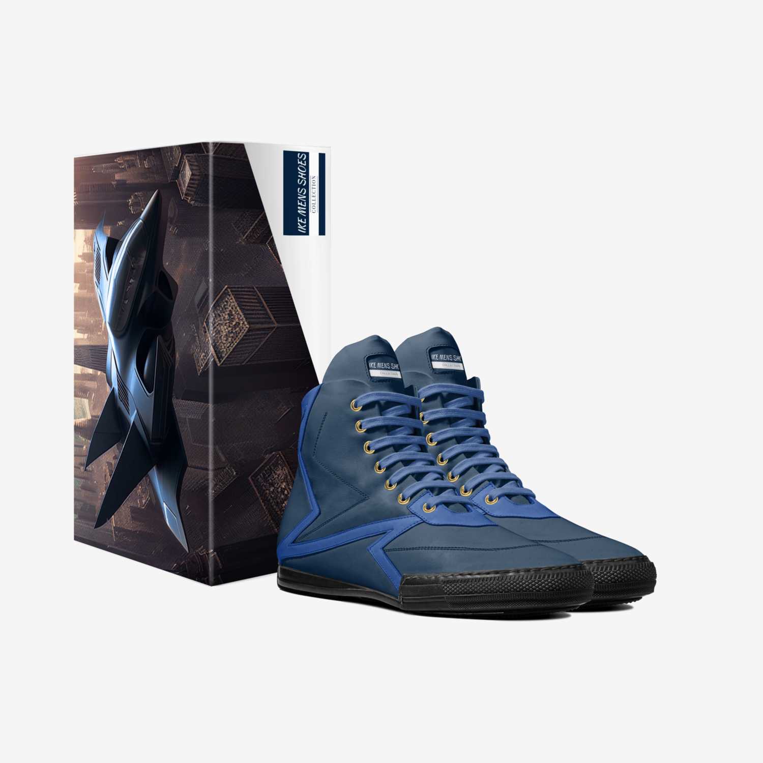 IKE MENS SHOES custom made in Italy shoes by Isaac A Mensah | Box view