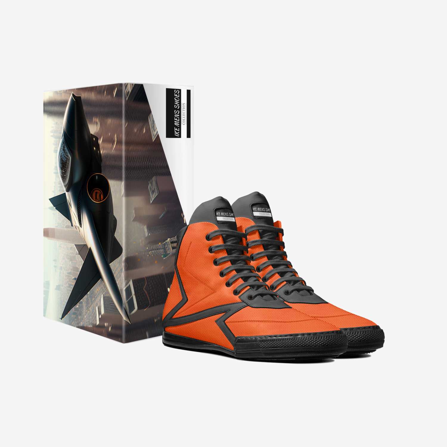 IKE MENS SHOES custom made in Italy shoes by Isaac A Mensah | Box view