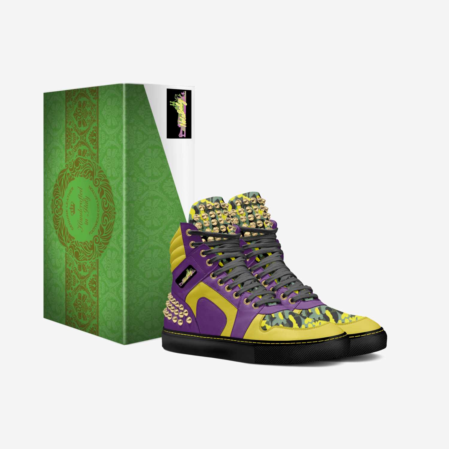 Mardi G's custom made in Italy shoes by George Brown | Box view