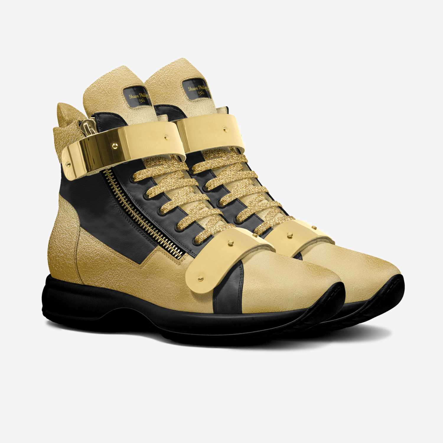 Shawn Philippe custom made in Italy shoes by S. Hobbs | Double view