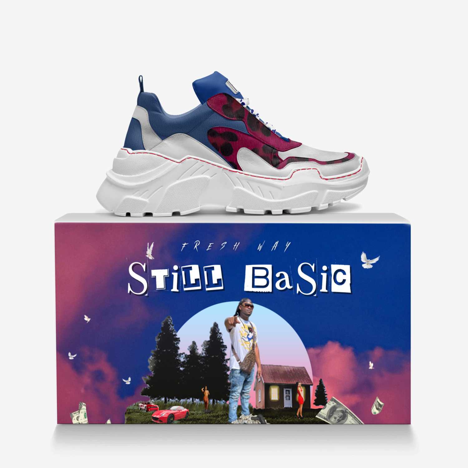 FW Still Basic custom made in Italy shoes by Fresh Way | Over box view
